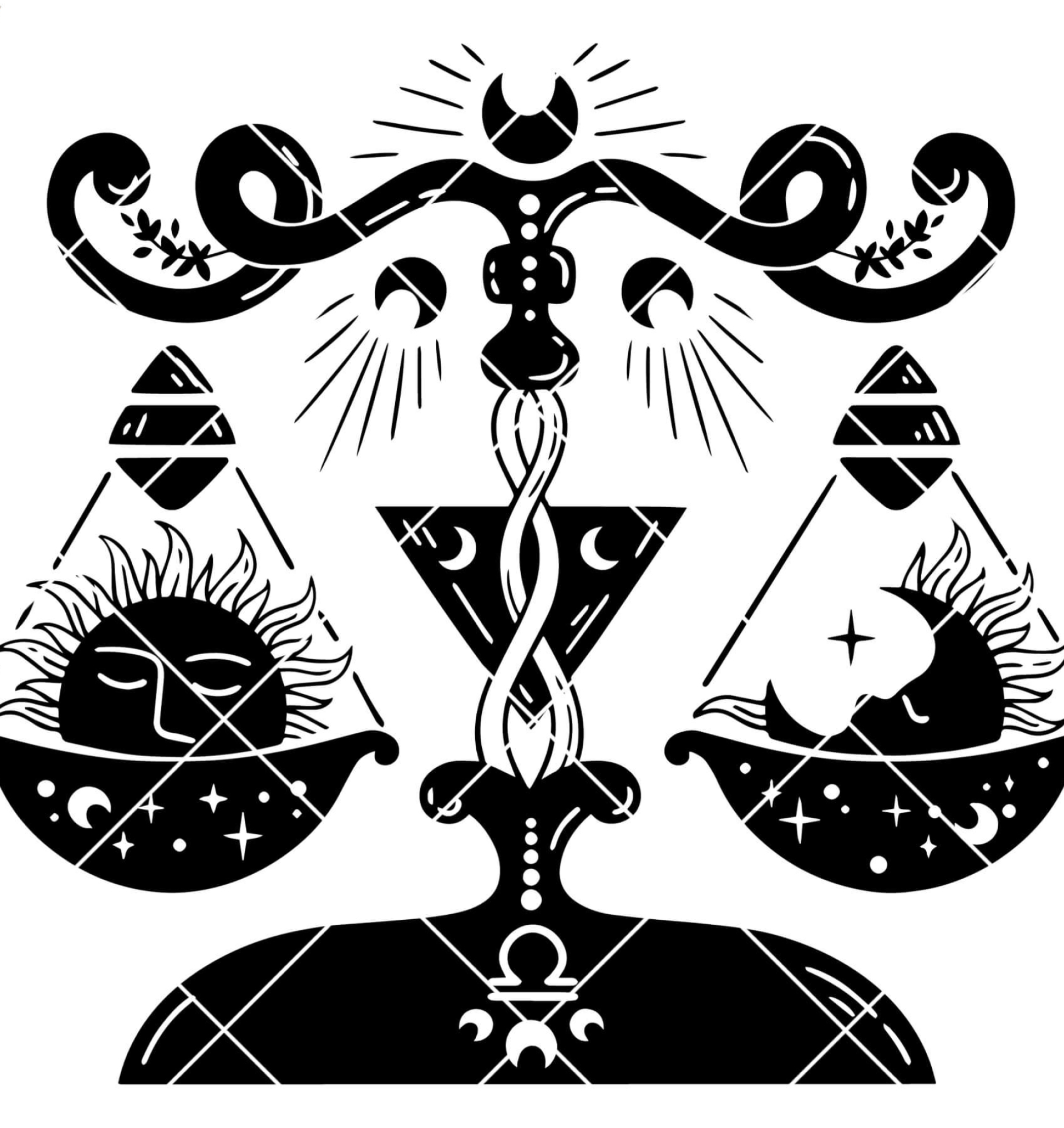 Libra Zodiac Sign, Zodiac constellation, Snake, SVG, 2100x2230 HD Phone