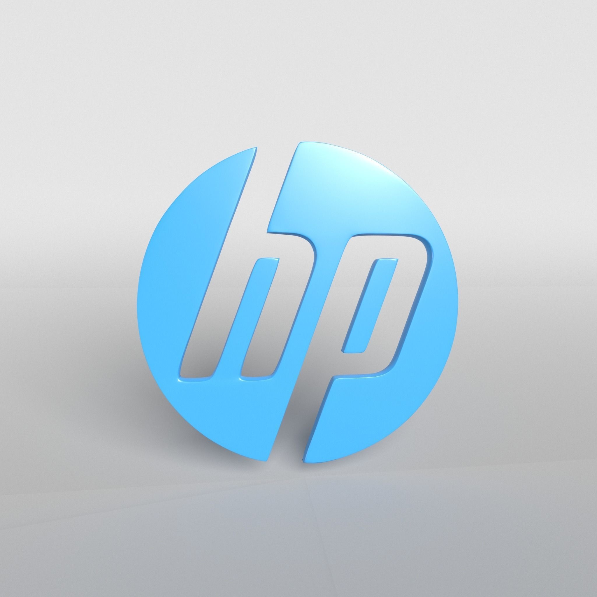 3D Logo, HP Wallpaper, 2050x2050 HD Handy