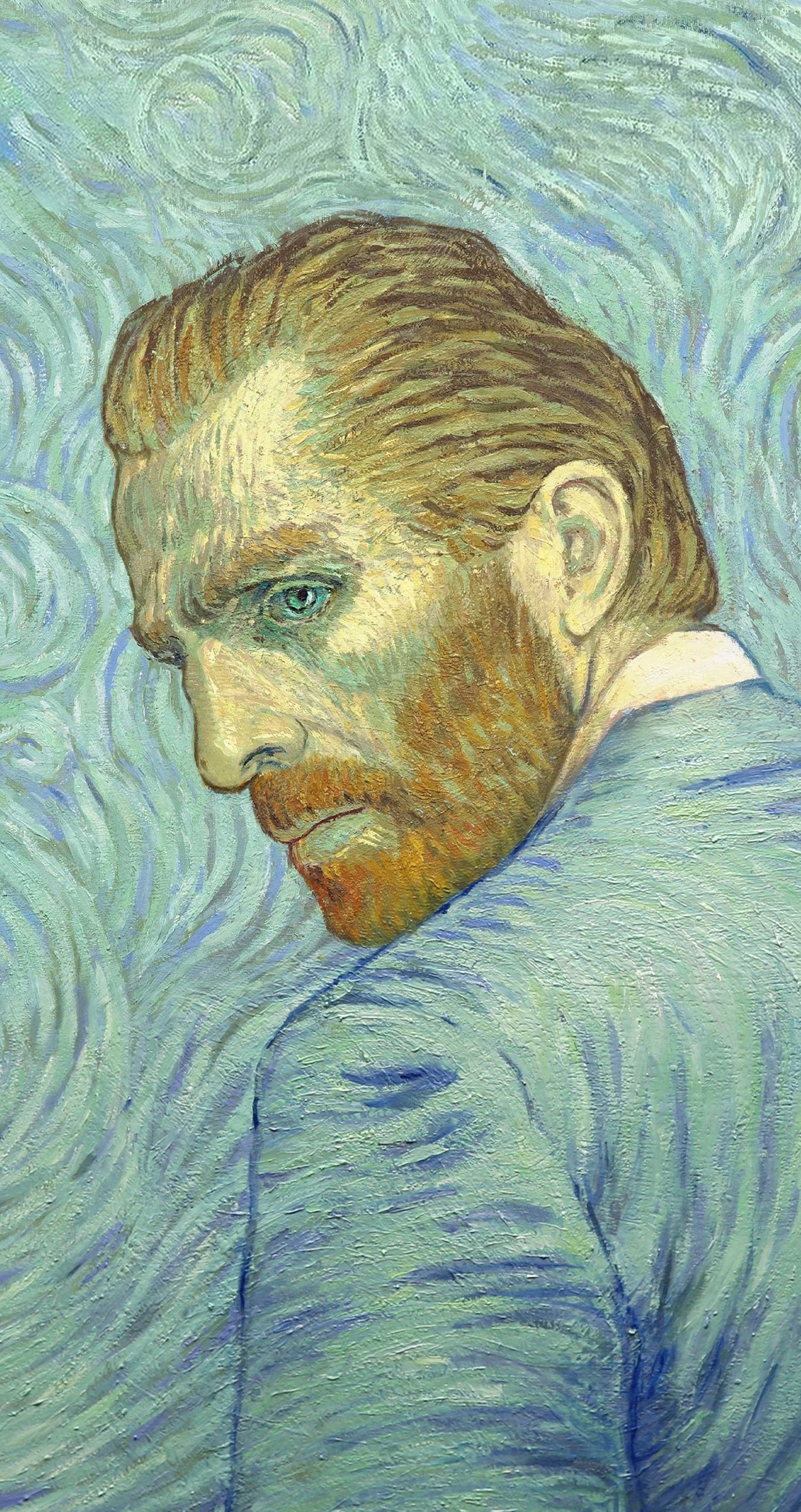 Vincent van Gogh, Art movie tribute, Van Gogh artistry, Captivating wallpaper, 1560x2940 HD Phone