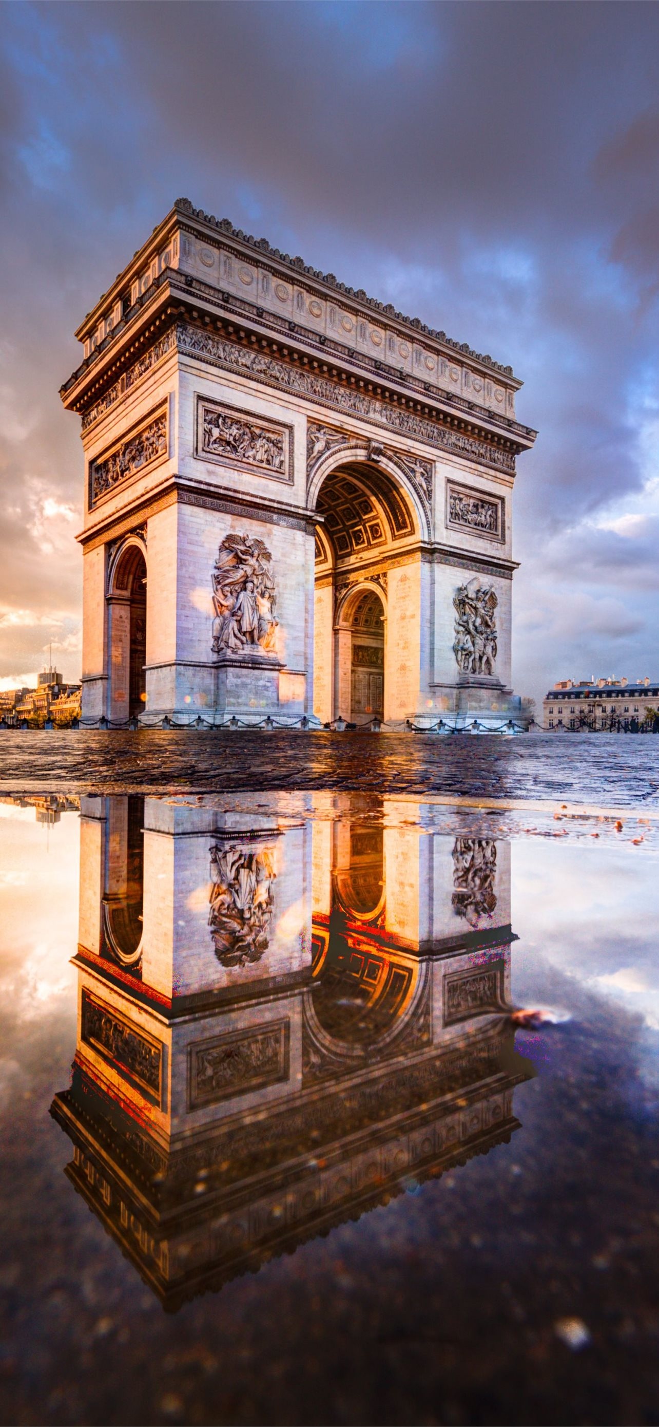 Arc de Triomphe, iPhone wallpapers, Stunning backgrounds, Perfect for screens, 1290x2780 HD Handy