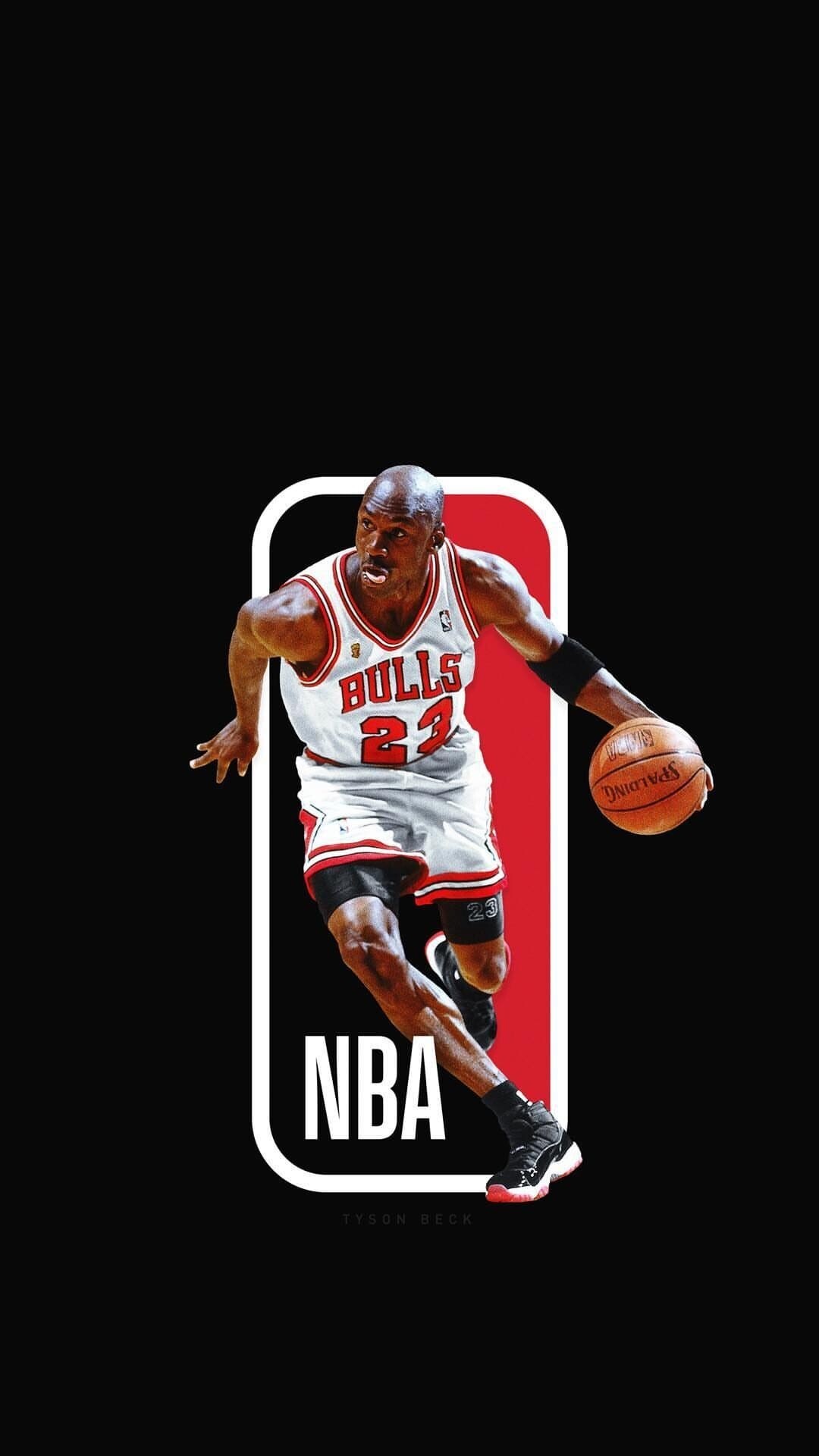 Michael Jordan: Won his second consecutive NBA MVP award in the 1991–92 season. 1080x1920 Full HD Wallpaper.