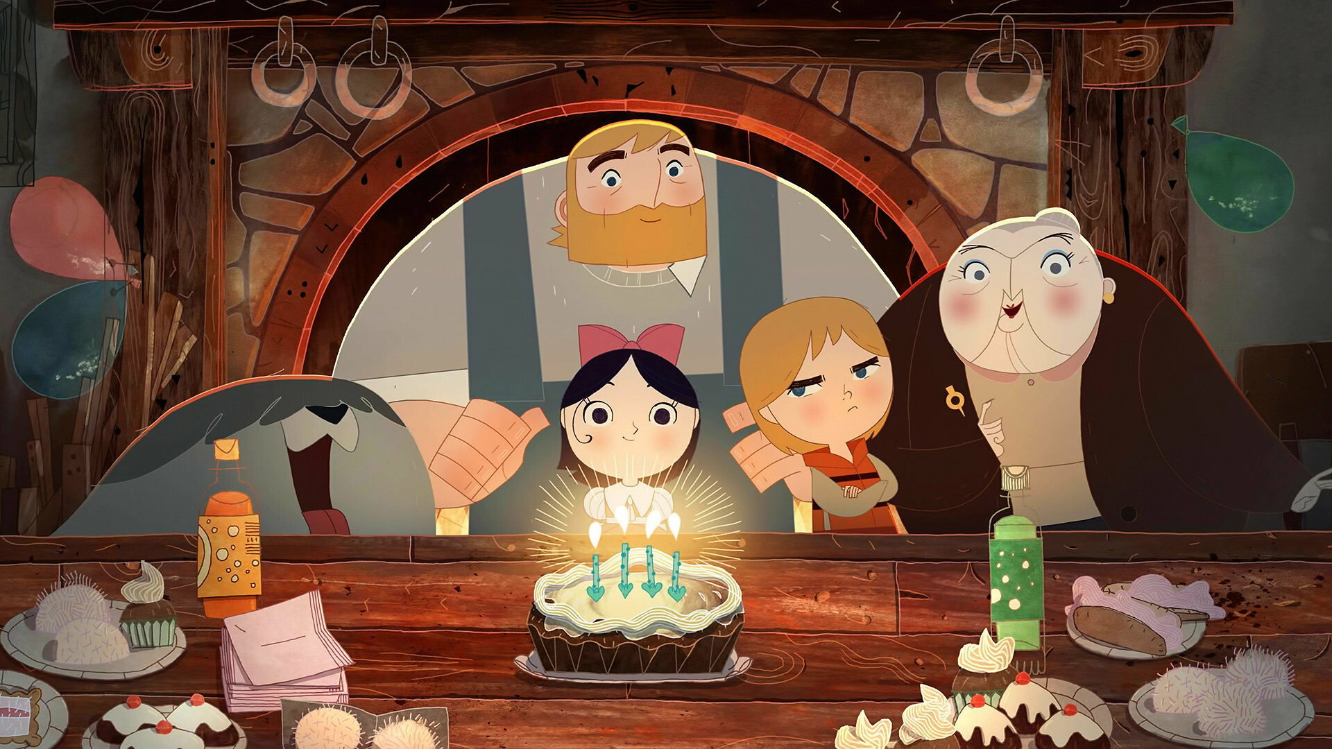 Song of the Sea: Hand-drawn animated adventure about Irish myths and legends. 1920x1080 Full HD Background.
