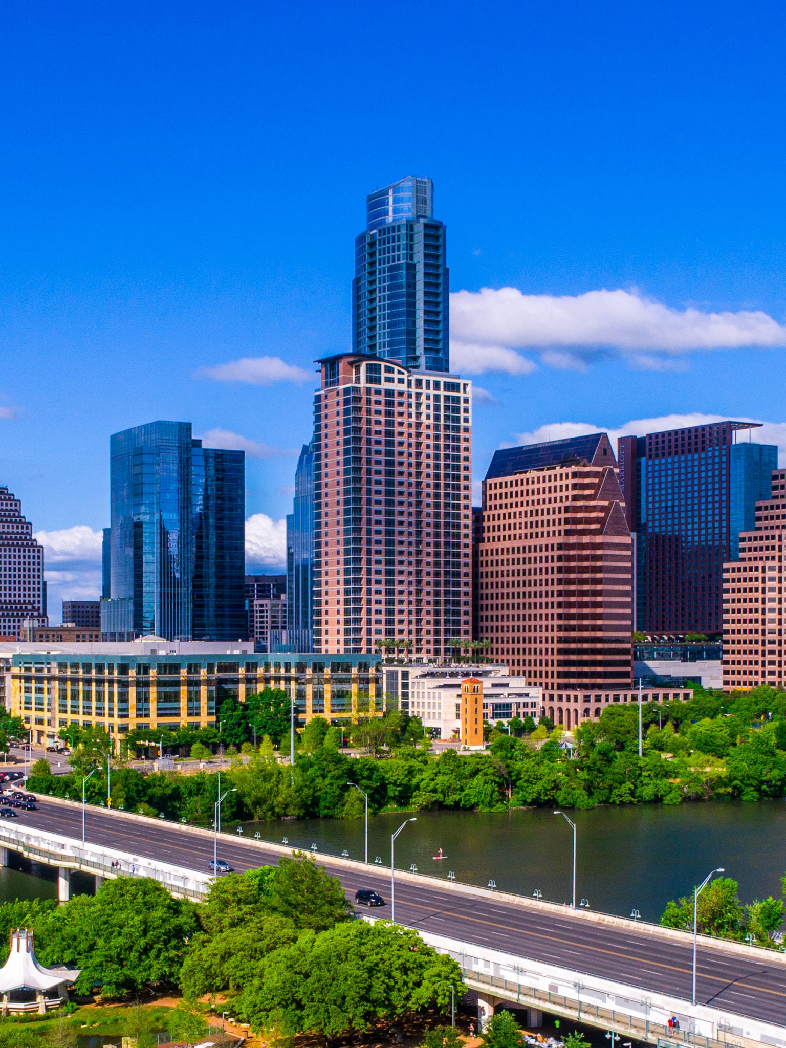 Austin Summer Cityscapes, American Beauty, Captivating Texas, 1540x2050 HD Handy
