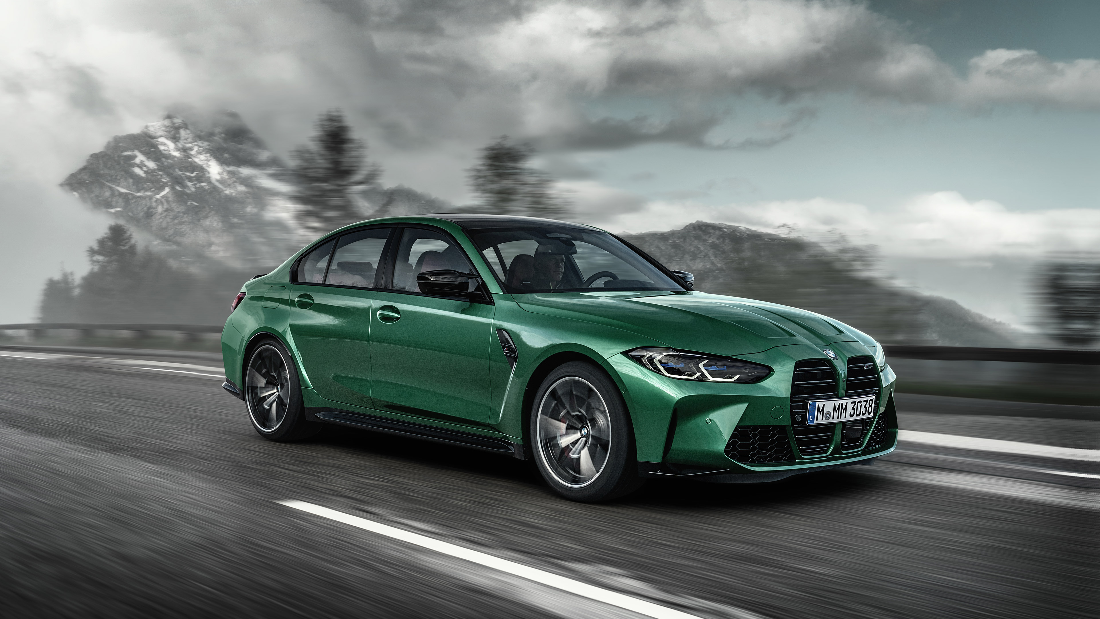 BMW M3 Competition, 4K Ultra HD wallpaper, Luxury sports car, Stunning design, 3840x2160 4K Desktop