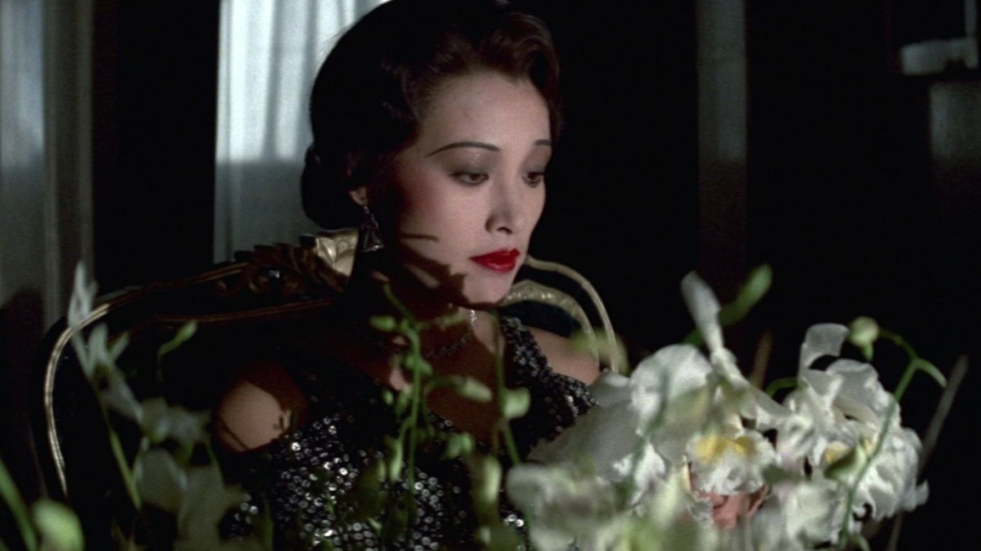The Last Emperor (1987), Joan Chen, Red carpet beauty, 1920x1080 Full HD Desktop