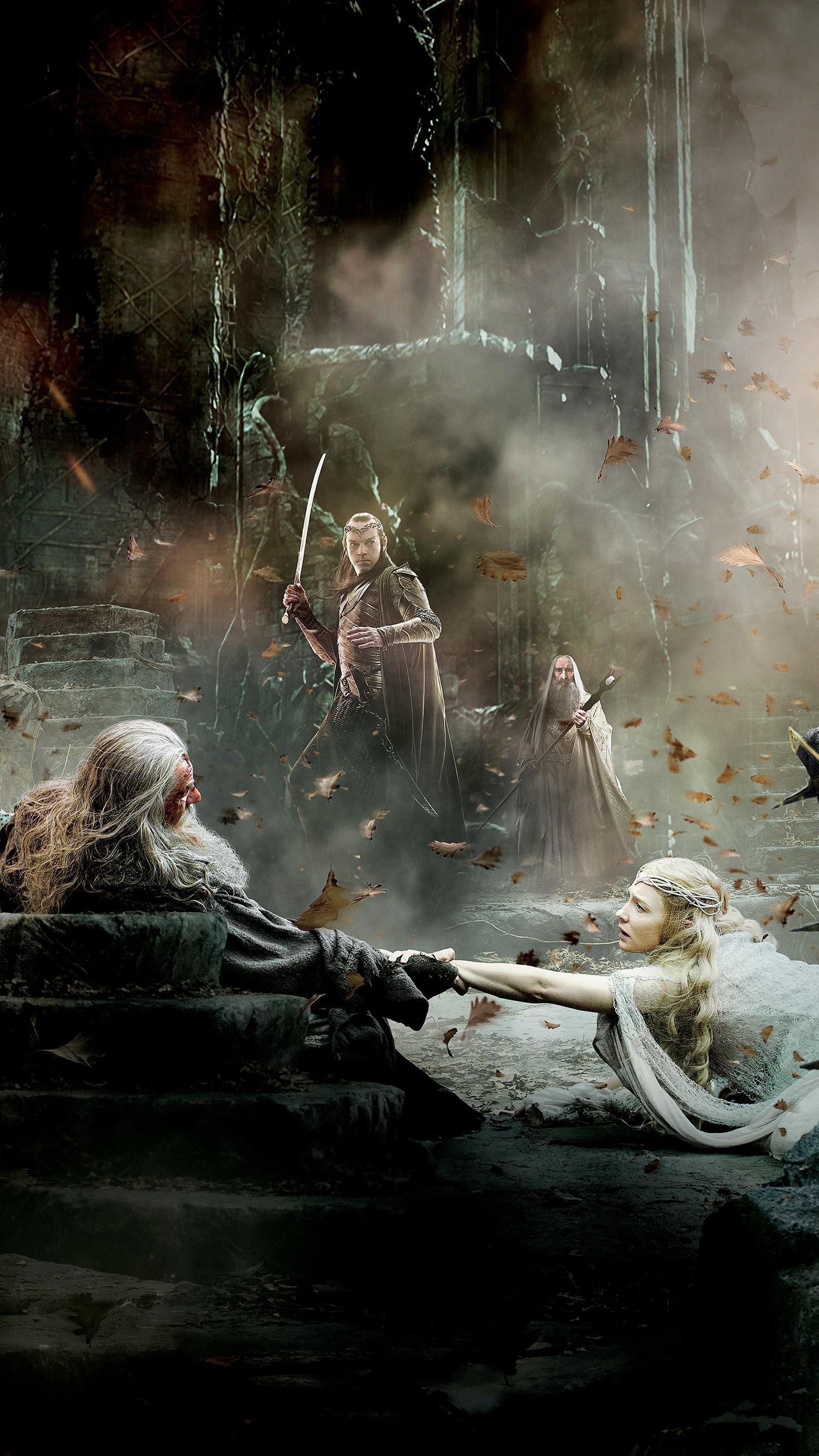 The Hobbit (Movie): Cate Blanchett as Galadriel, The Lord of the Rings. 1540x2740 HD Background.