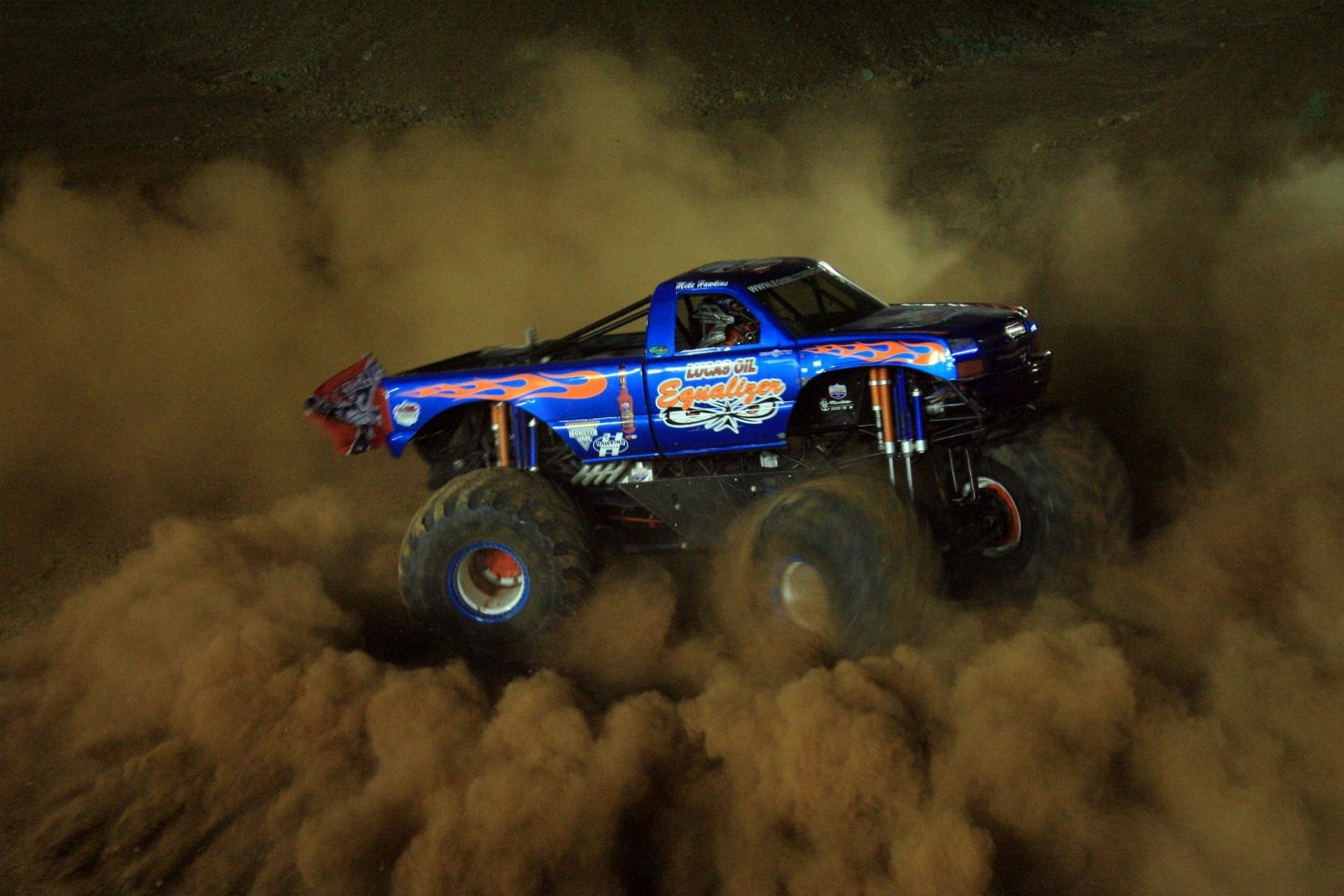 Monster Truck: A specialized off-road vehicle, A heavy-duty suspension, Four-wheel steering. 1920x1280 HD Wallpaper.