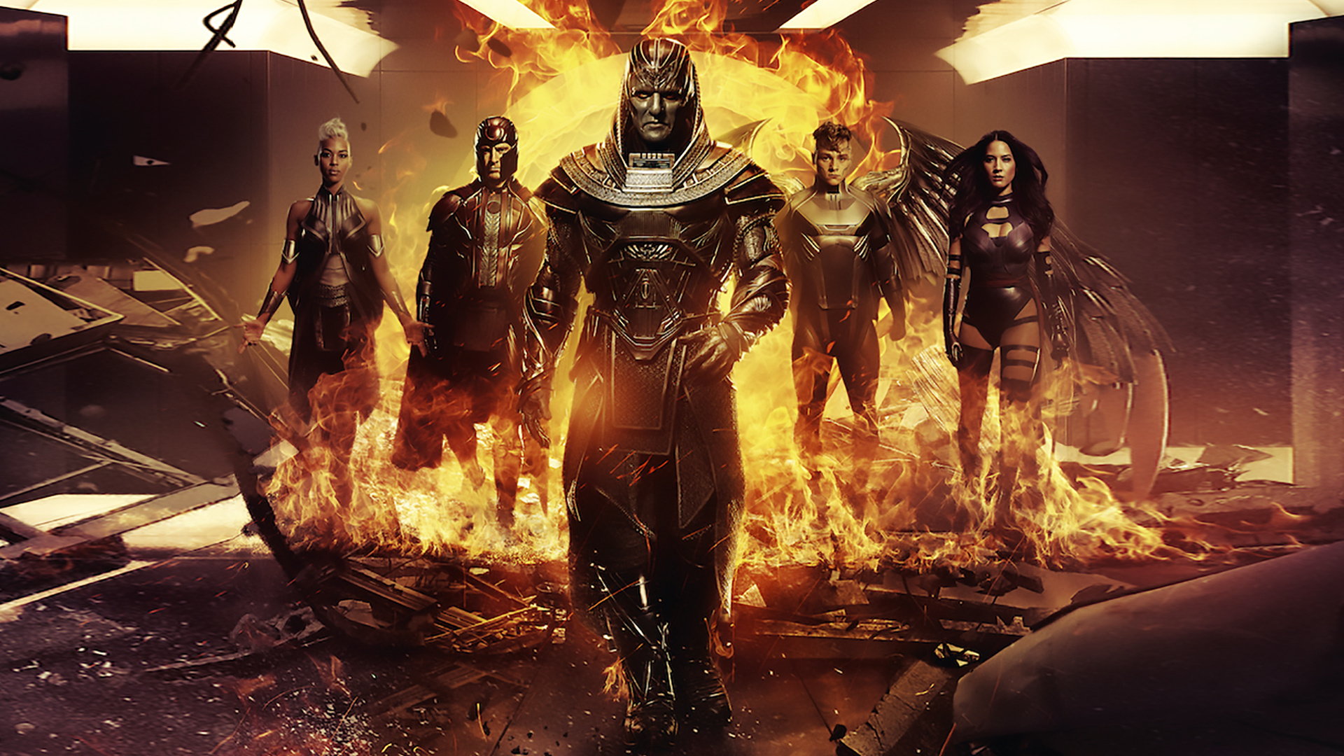 X-men apocalypse wallpaper, HD background image, Mutant showdown, Action-packed, 1920x1080 Full HD Desktop