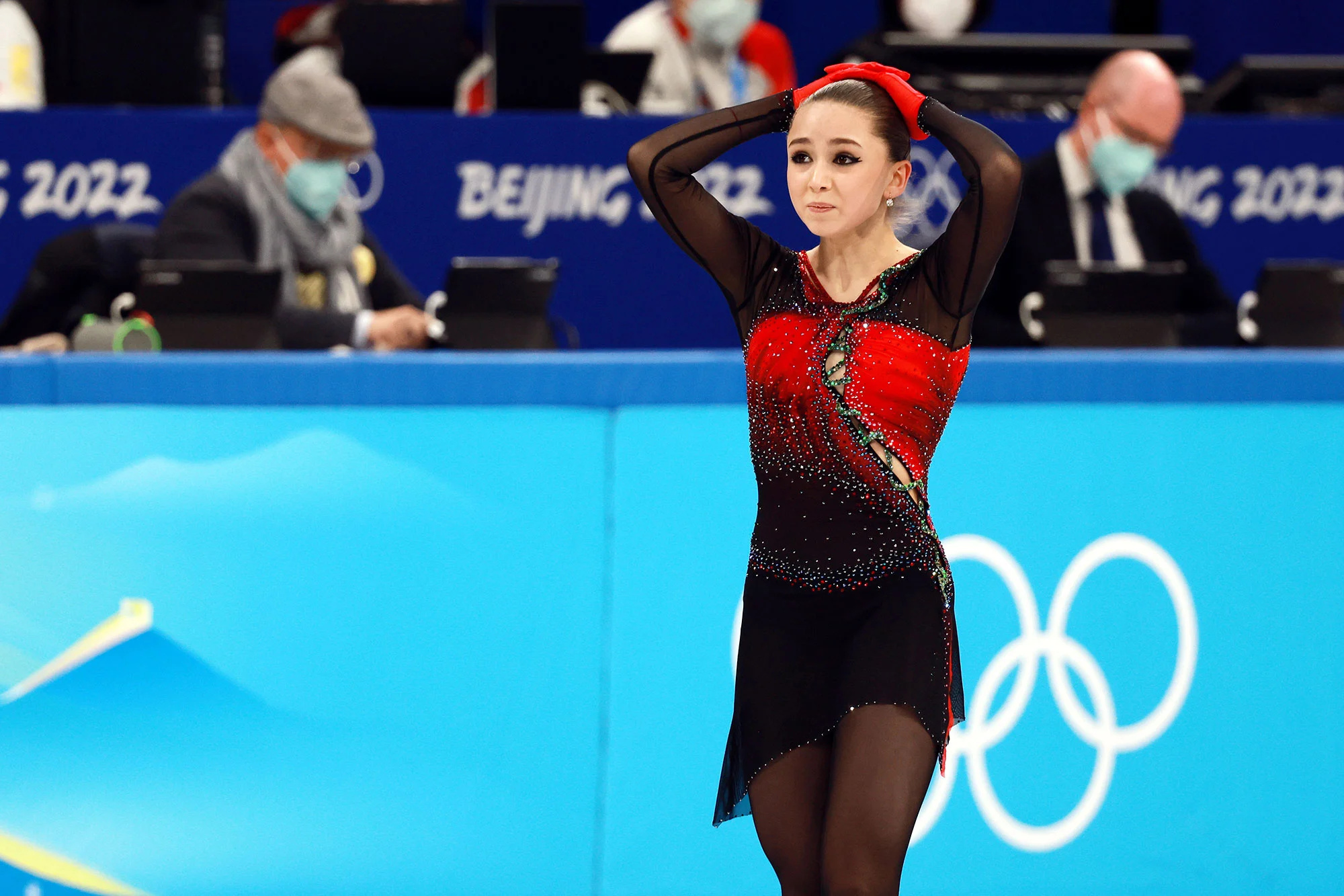 Single Skating: Kamila Valieva, The current world record holder for the women's short program, freestyle and total scores. 2000x1340 HD Wallpaper.