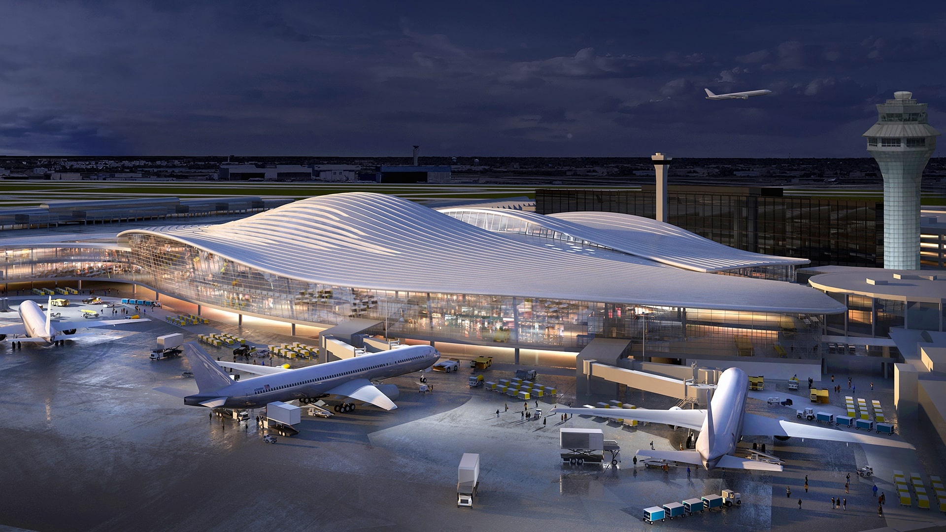 Denver architecture firm, New terminal design, Chicago O'Hare Airport, Fox31 Denver, 1920x1080 Full HD Desktop