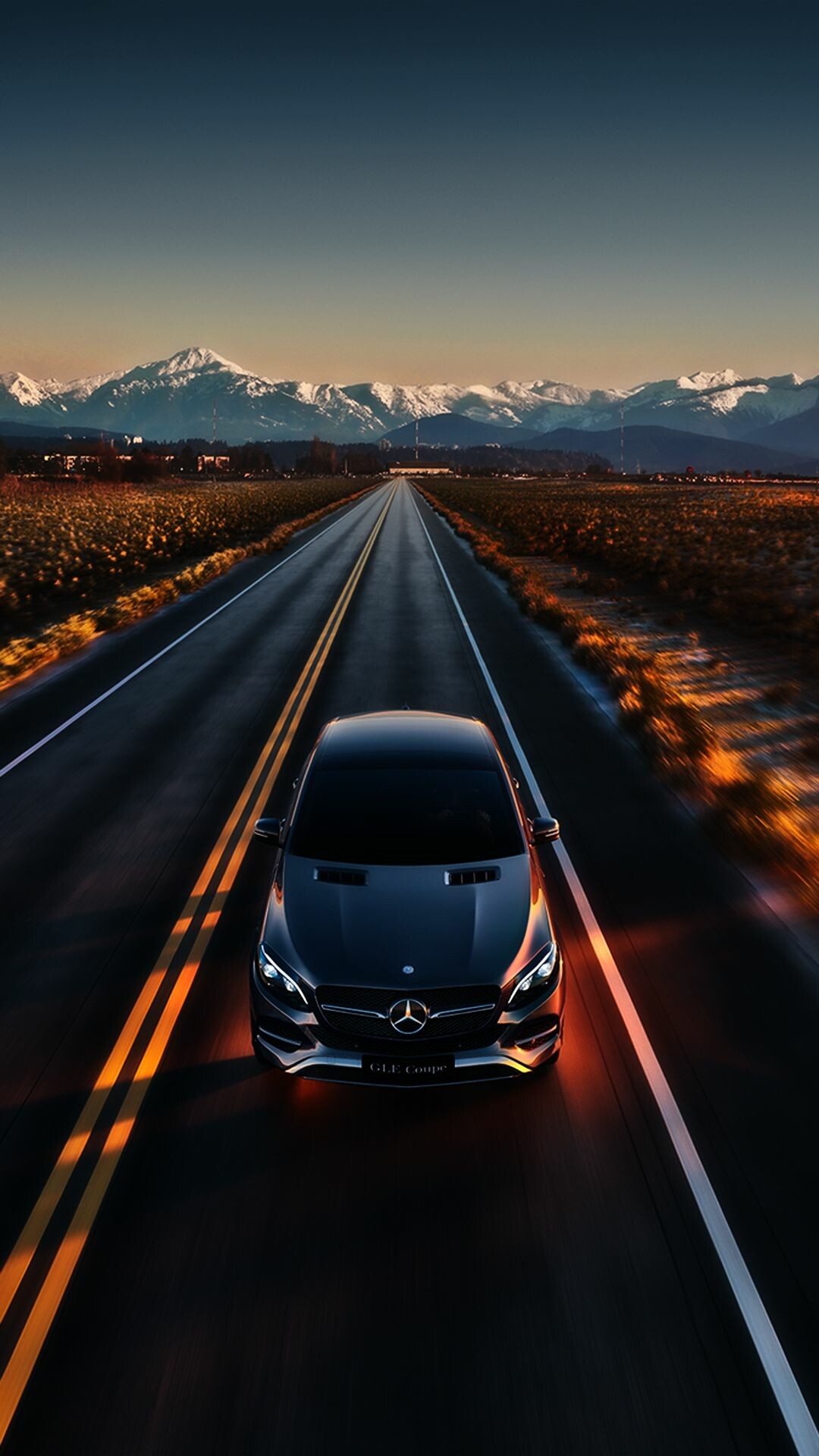 Mercedes-Benz: The slogan for the brand is "the best or nothing". 1080x1920 Full HD Wallpaper.