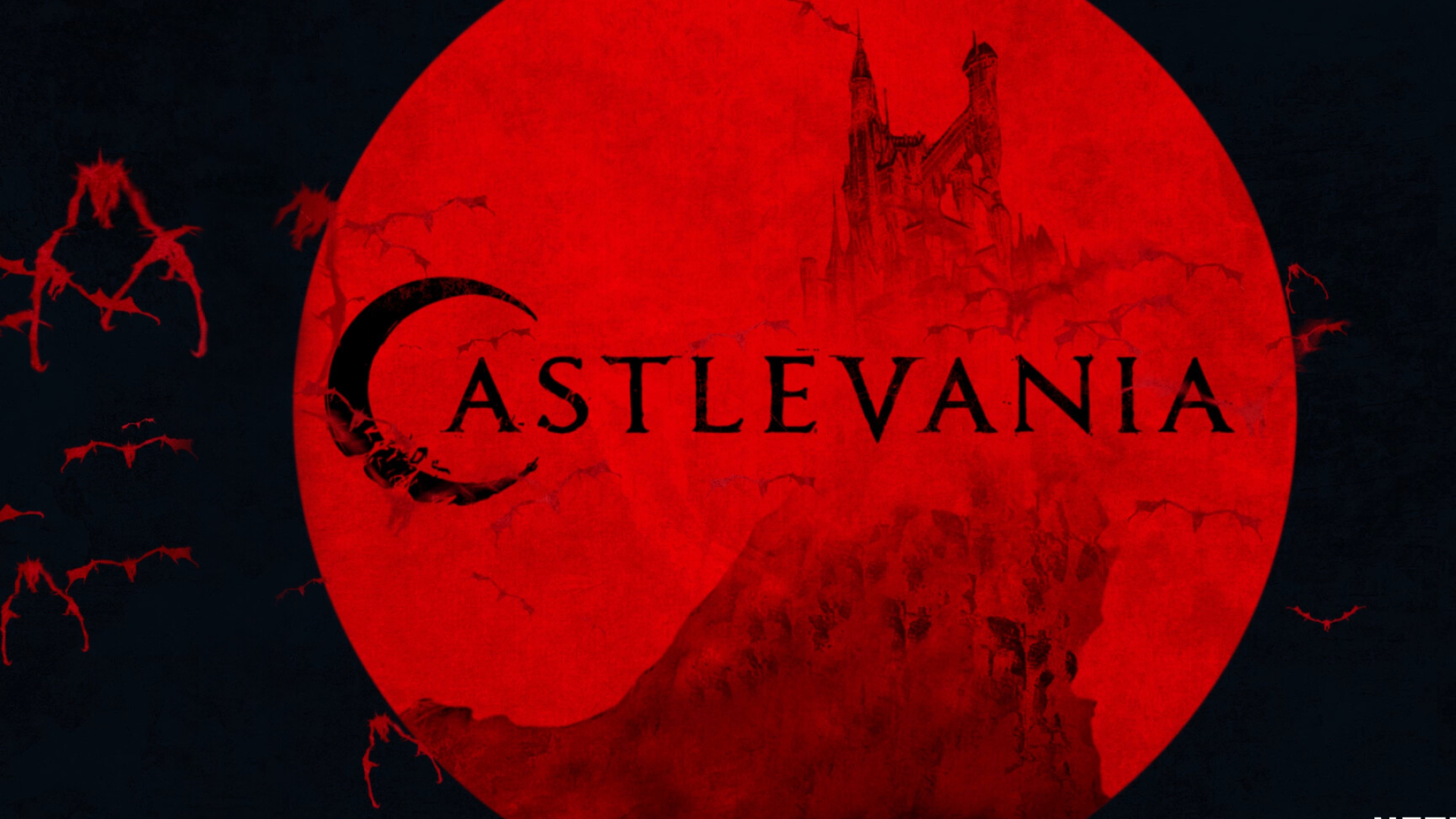 Castlevania (Netflix): Anime series made outside Japan but based on the long-running Japanese game franchise of the same name. 1920x1080 Full HD Background.