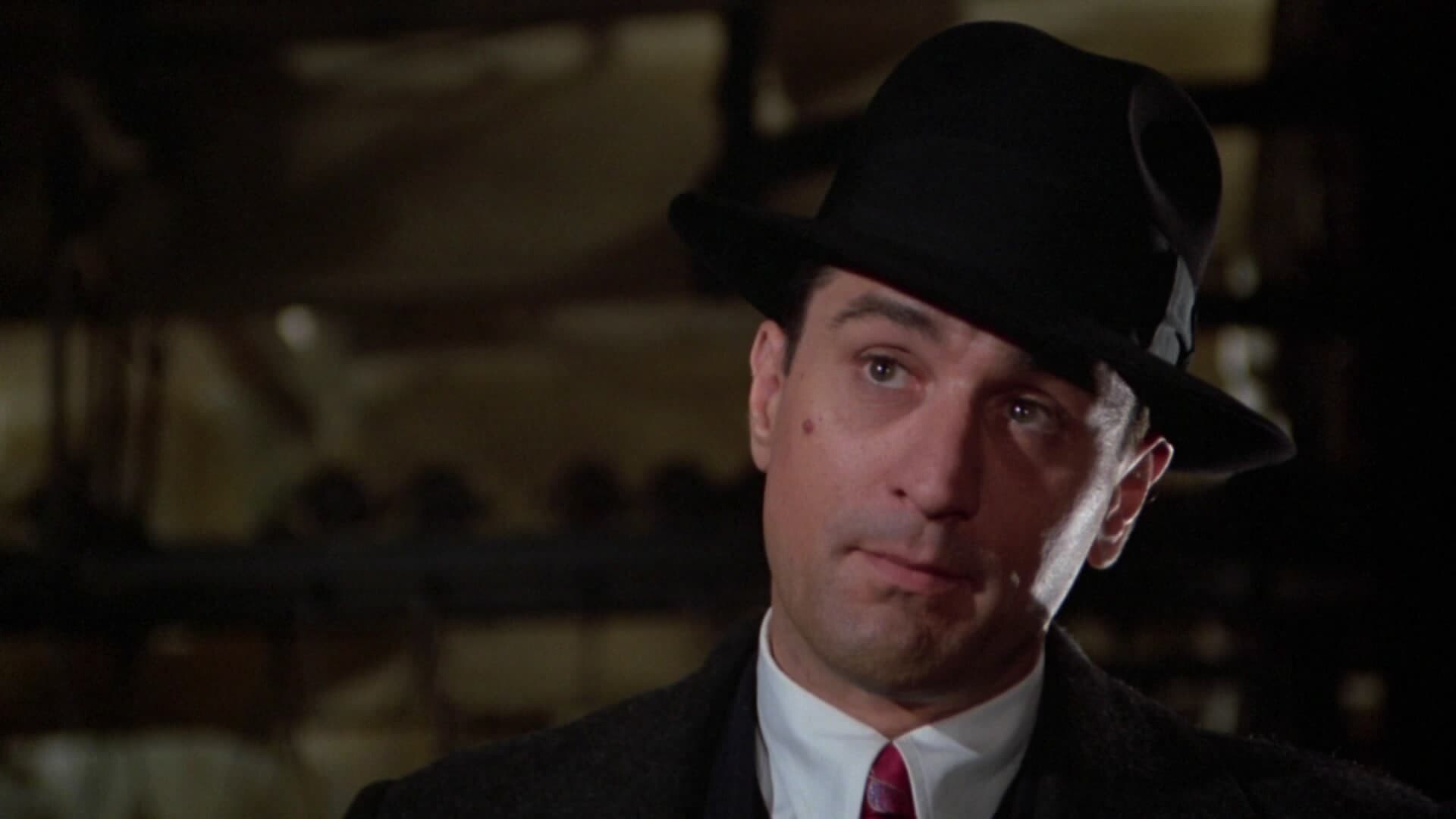 Once Upon a Time in America: Robert De Niro as David "Noodles" Aaronson, 1984 movie. 1920x1080 Full HD Background.