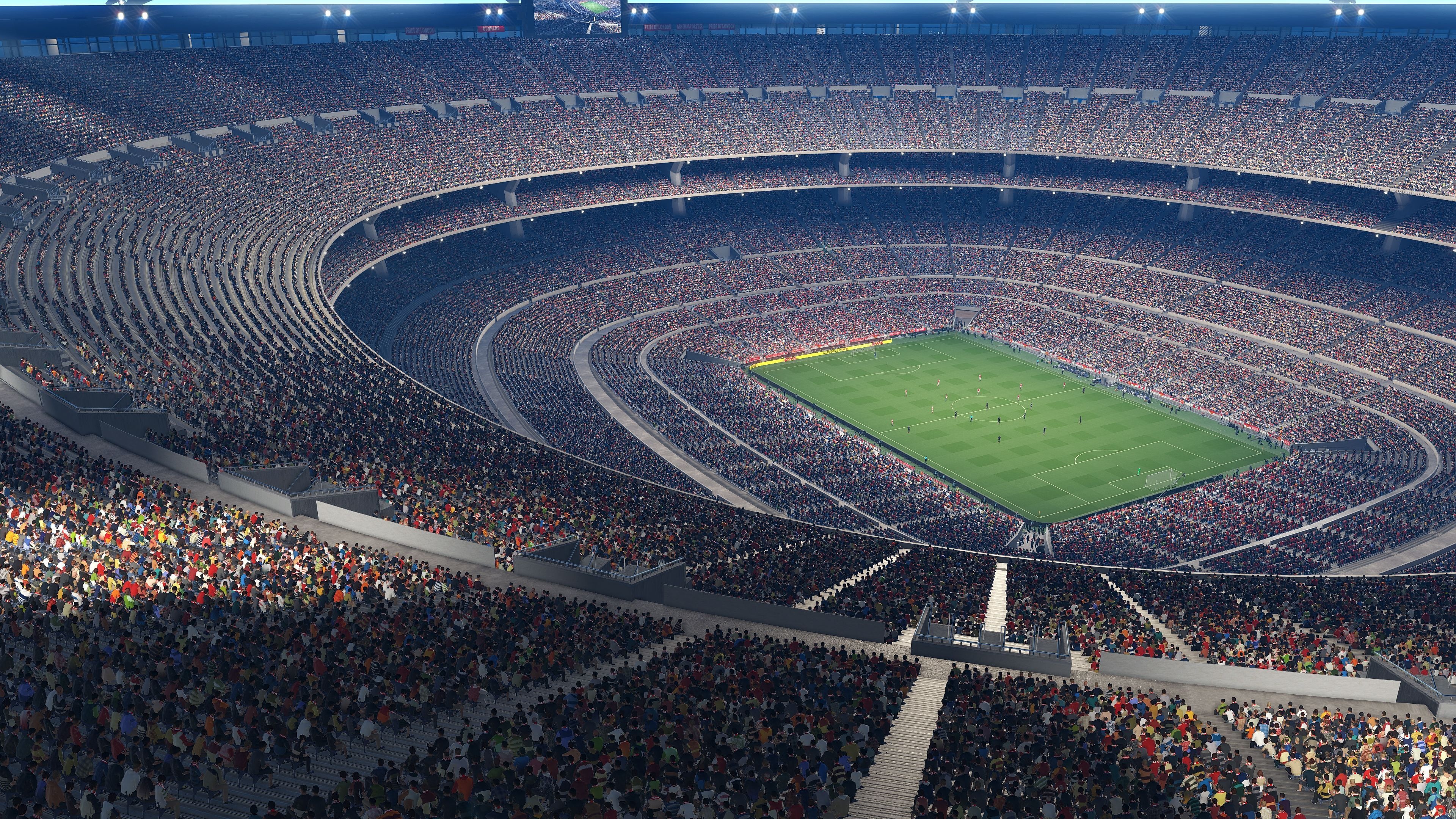 Football Stadium, Soccer stadium wallpapers, Cool design, Sports excitement, 3840x2160 4K Desktop
