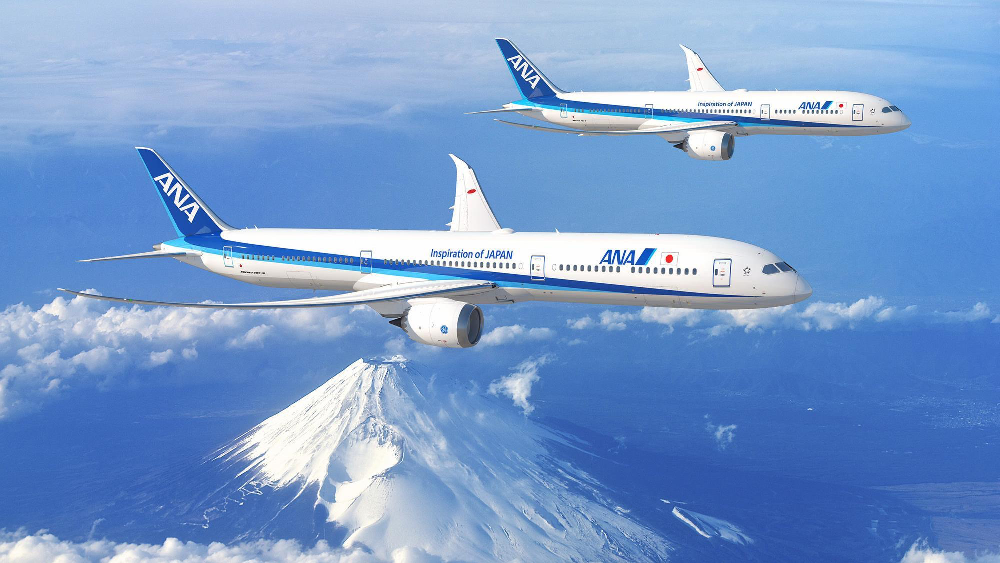 All Nippon Airways order, GE powered dreamliners, Largest airline in Japan, 2000x1130 HD Desktop