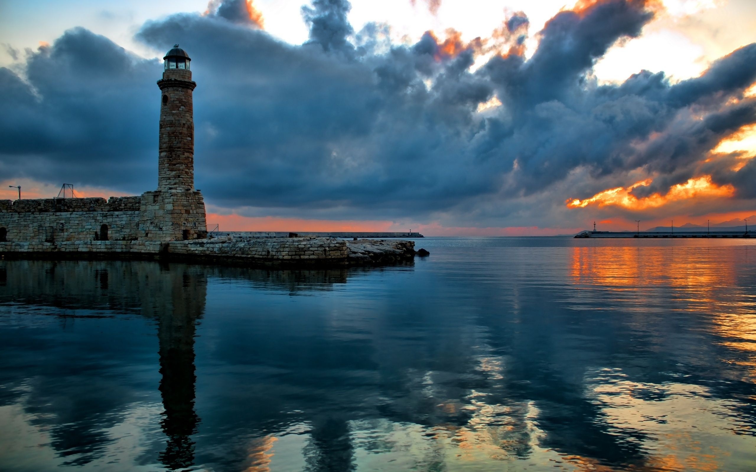 Lighthouse wallpapers, Desktop wallpapers, Beautiful lighthouse, Scenic sunset, 2560x1600 HD Desktop