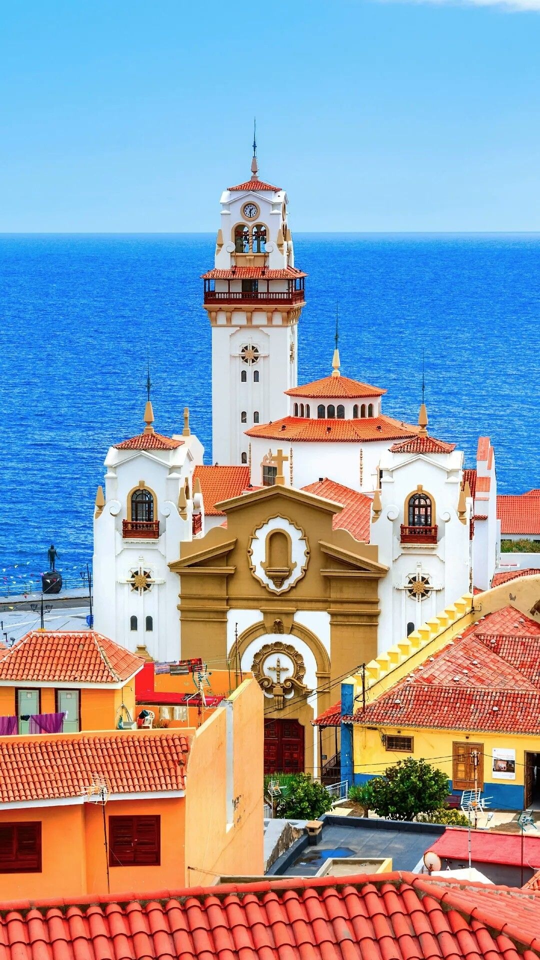 Tenerife, Nice place, Canary Islands, Ferry buildings, 1080x1920 Full HD Phone