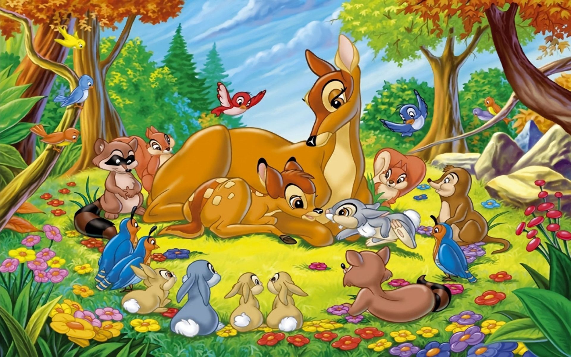Bambi backgrounds, Stunning visuals, Forest wonders, Disney enchantment, 1920x1200 HD Desktop
