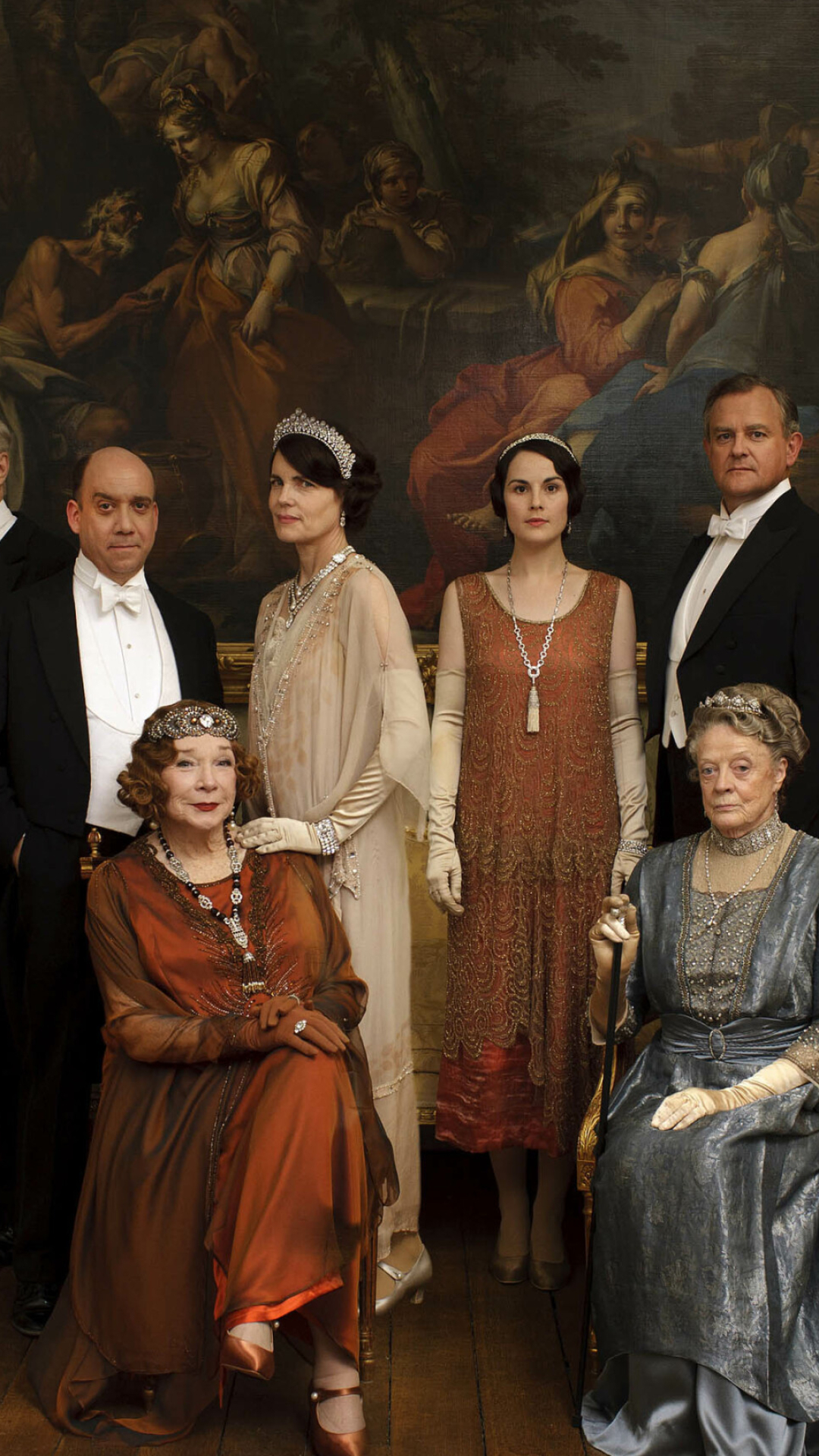 Downton Abbey: The series co-produced by British production company Carnival Films and the American Masterpiece. 1080x1920 Full HD Wallpaper.