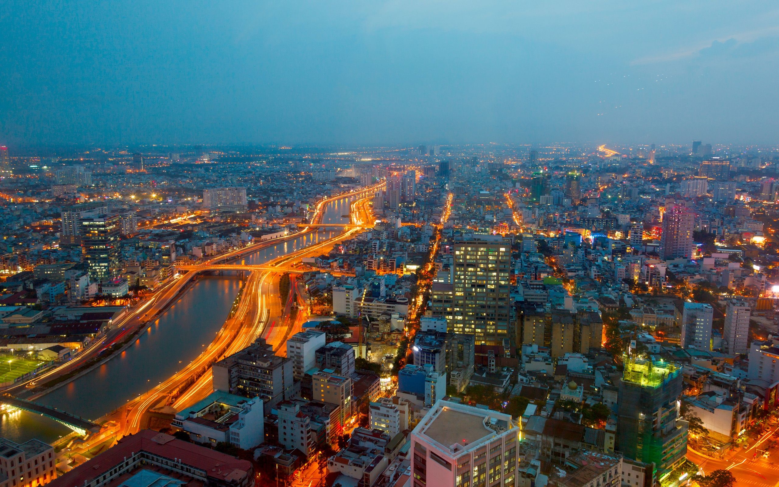 Ho Chi Minh City, Free wallpapers, Backgrounds, Cityscape views, 2560x1600 HD Desktop