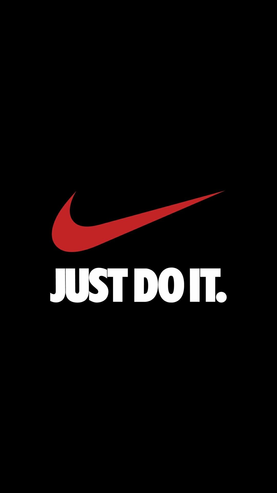 Nike: The world's largest supplier and manufacturer of athletic shoes, Just Do It. 1080x1920 Full HD Background.