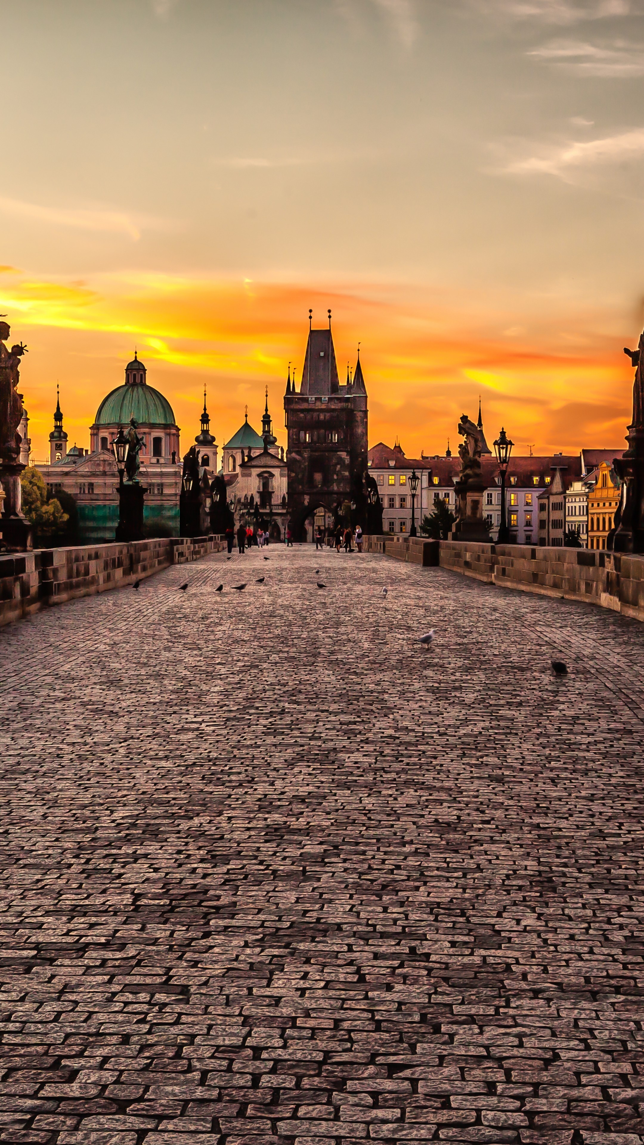 Prague: Czech Republic, Was listed as the fifth most visited European city in 2017. 2160x3840 4K Wallpaper.