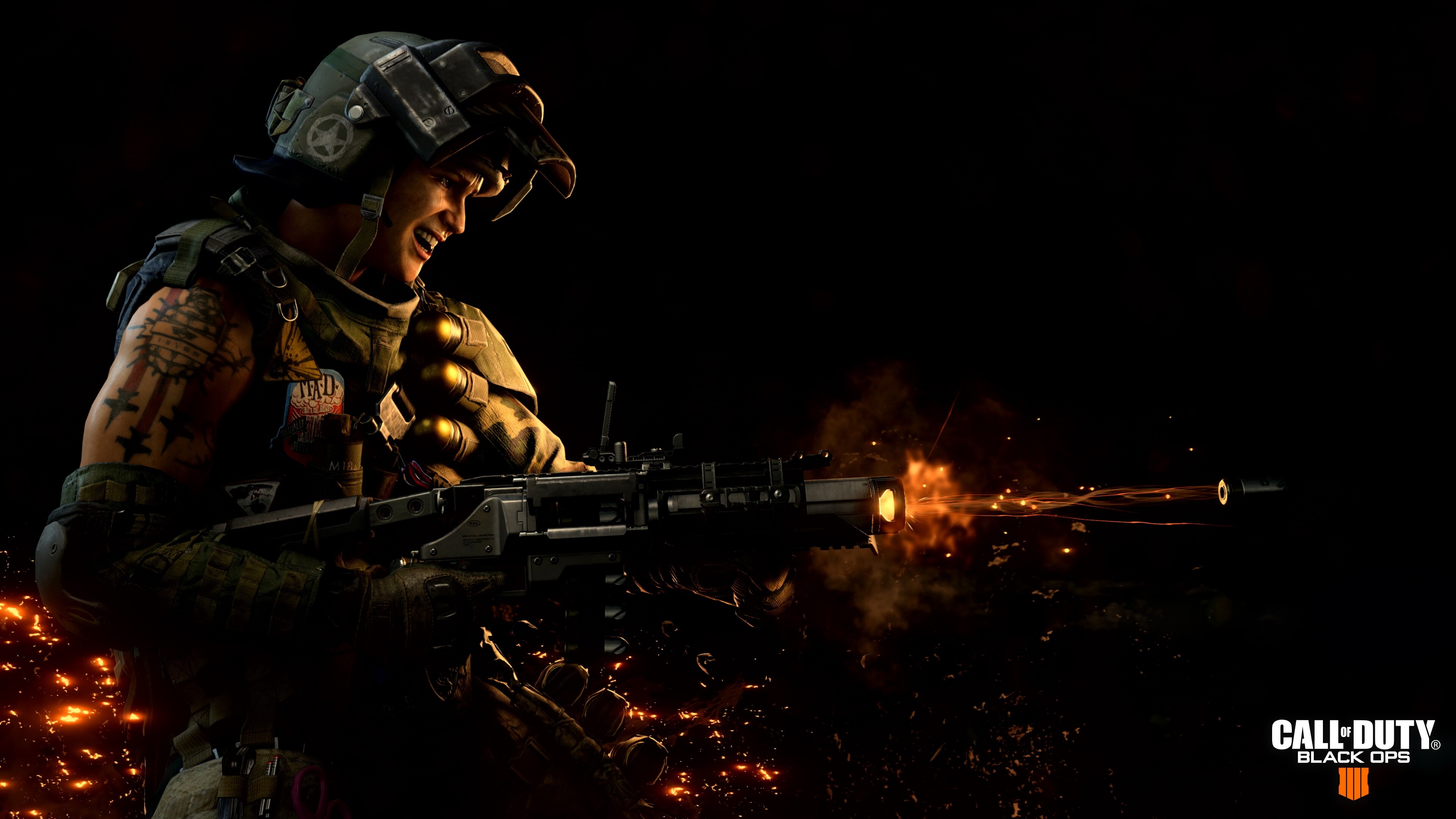 Call of Duty, Black Ops 4, Thrilling blackout mode, Action-packed wallpapers, 3840x2160 4K Desktop