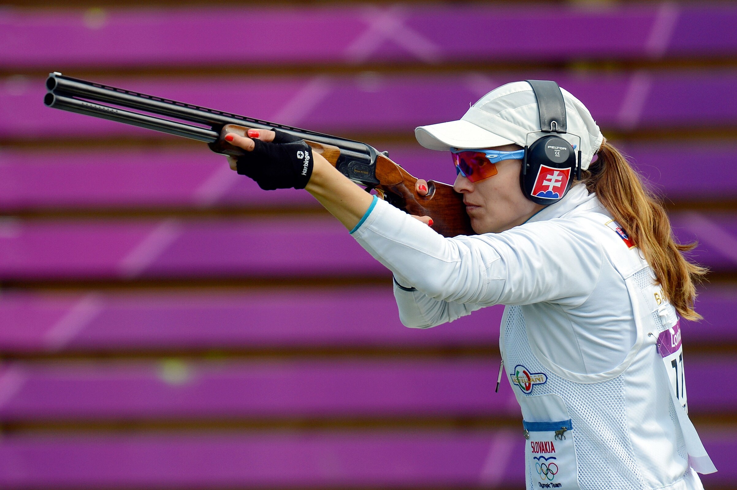Skeet Shooting: Danka Bartekova, A 14-time gold medalist in the Slovak Championship. 2410x1600 HD Wallpaper.