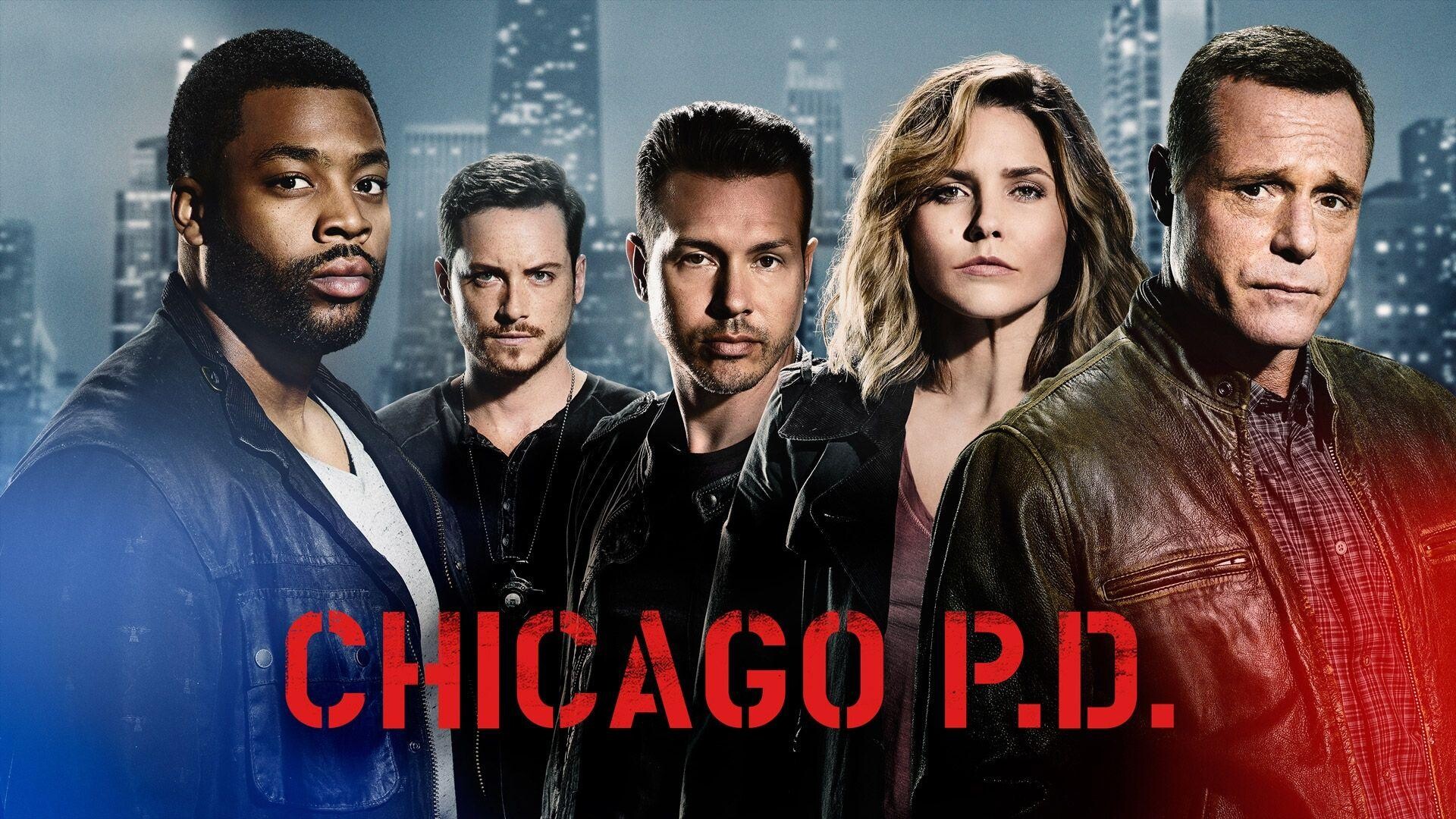 Chicago P.D. (TV Series): Main Characters Of the NBS TV Show, Hank Voight, Kevin Atwater, Jay Halstead, Antonio Dawson, Erin Lindsay. 1920x1080 Full HD Wallpaper.