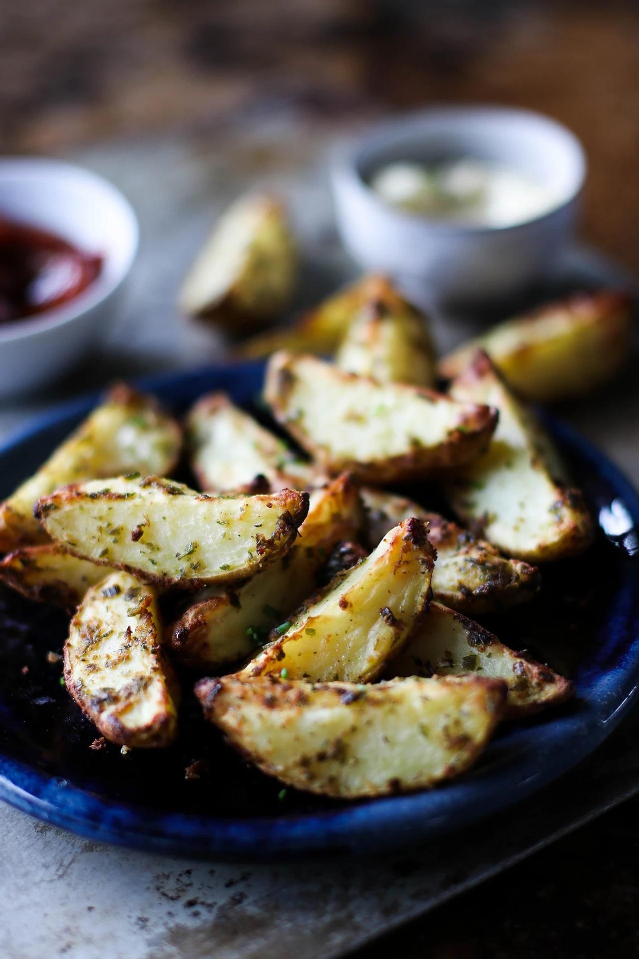Crunchy wedges, Ranch-flavored, Roasted perfection, Pick Up Limes recipe, 1280x1920 HD Handy