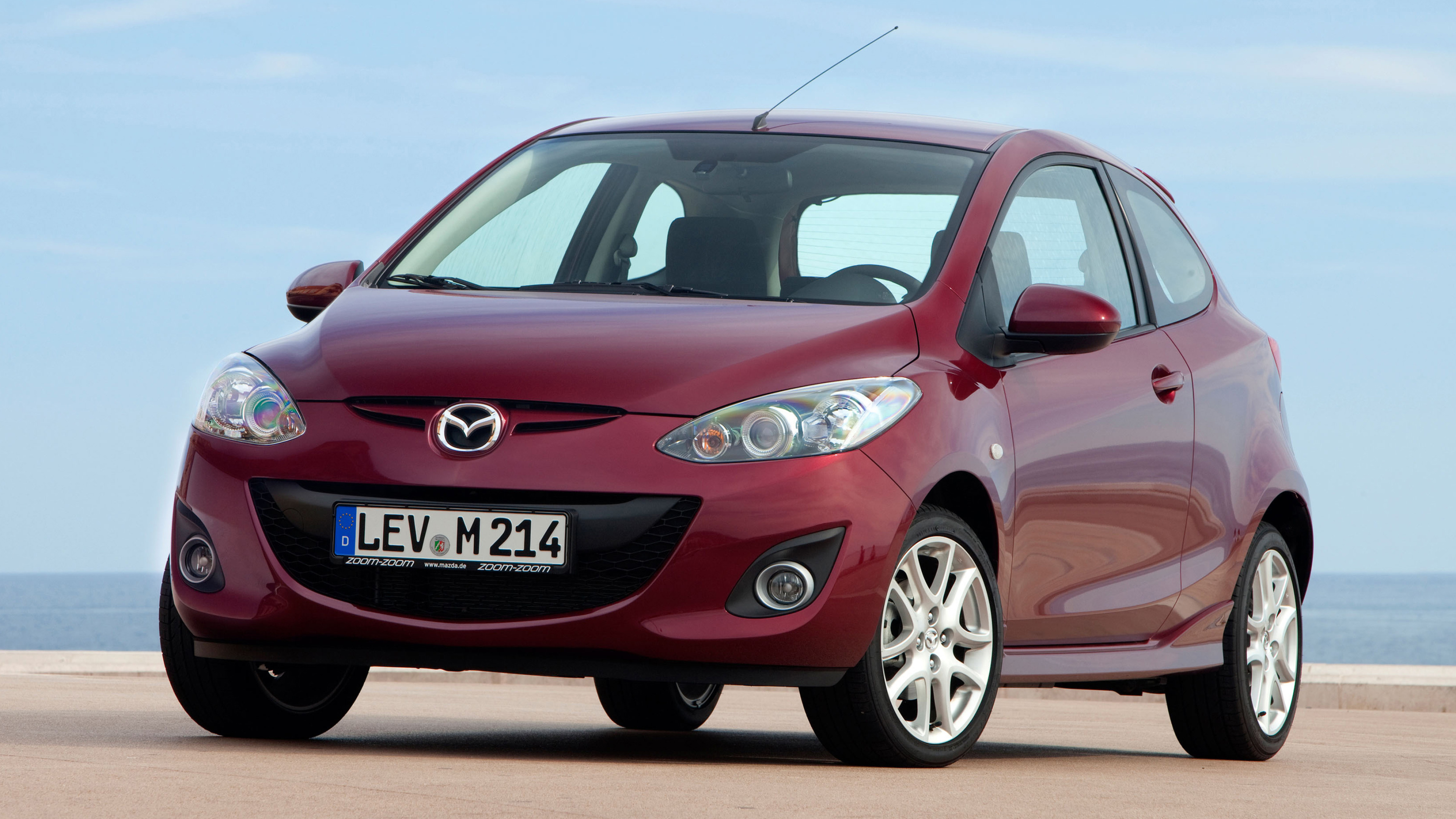 Mazda 2, Cars desktop wallpapers, Stylish compact, Sporty hatchback, 3840x2160 4K Desktop