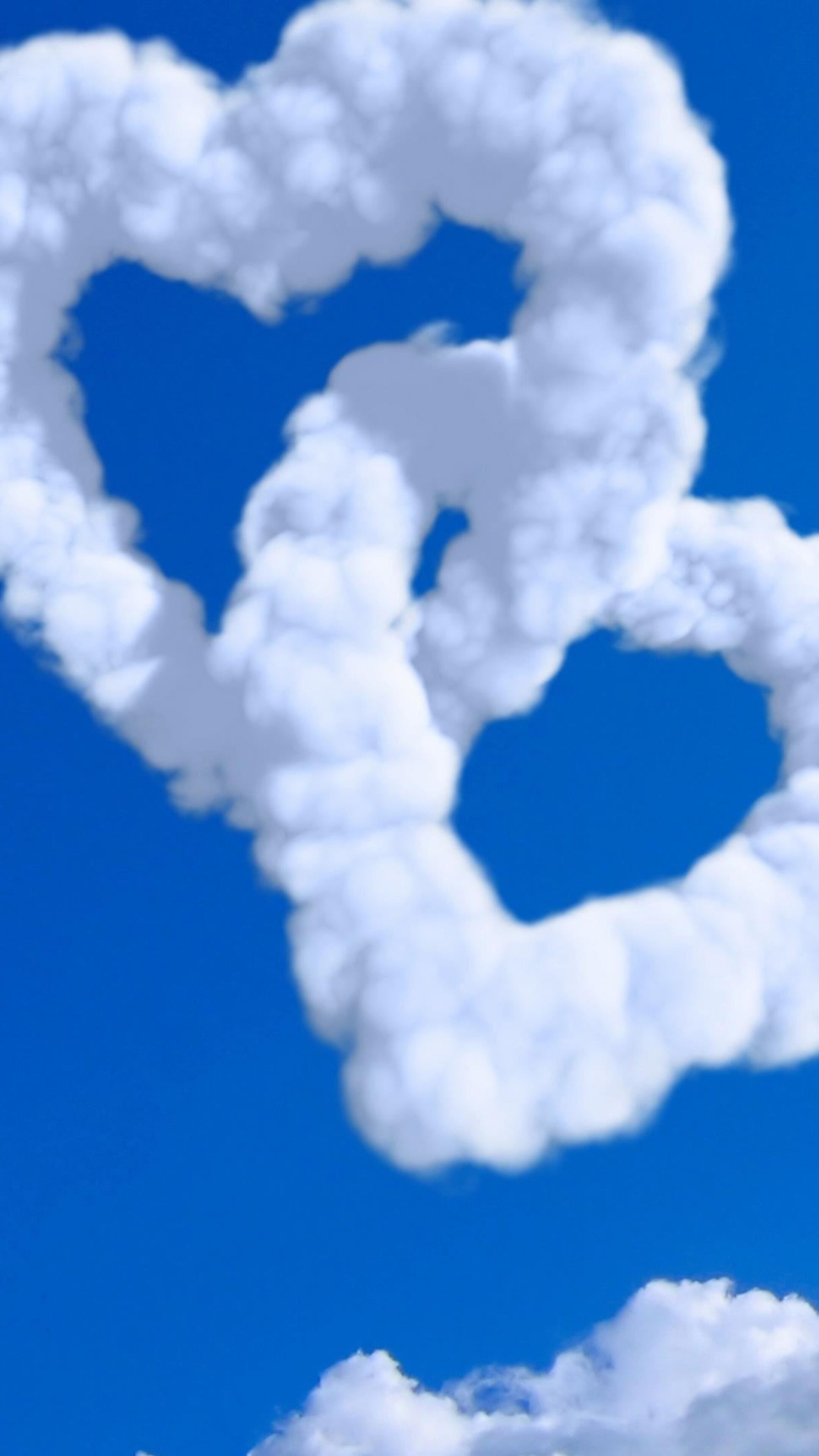 Heart Shape, Cloud formation, Serene beauty, Perfect love symbol, 2160x3840 4K Handy