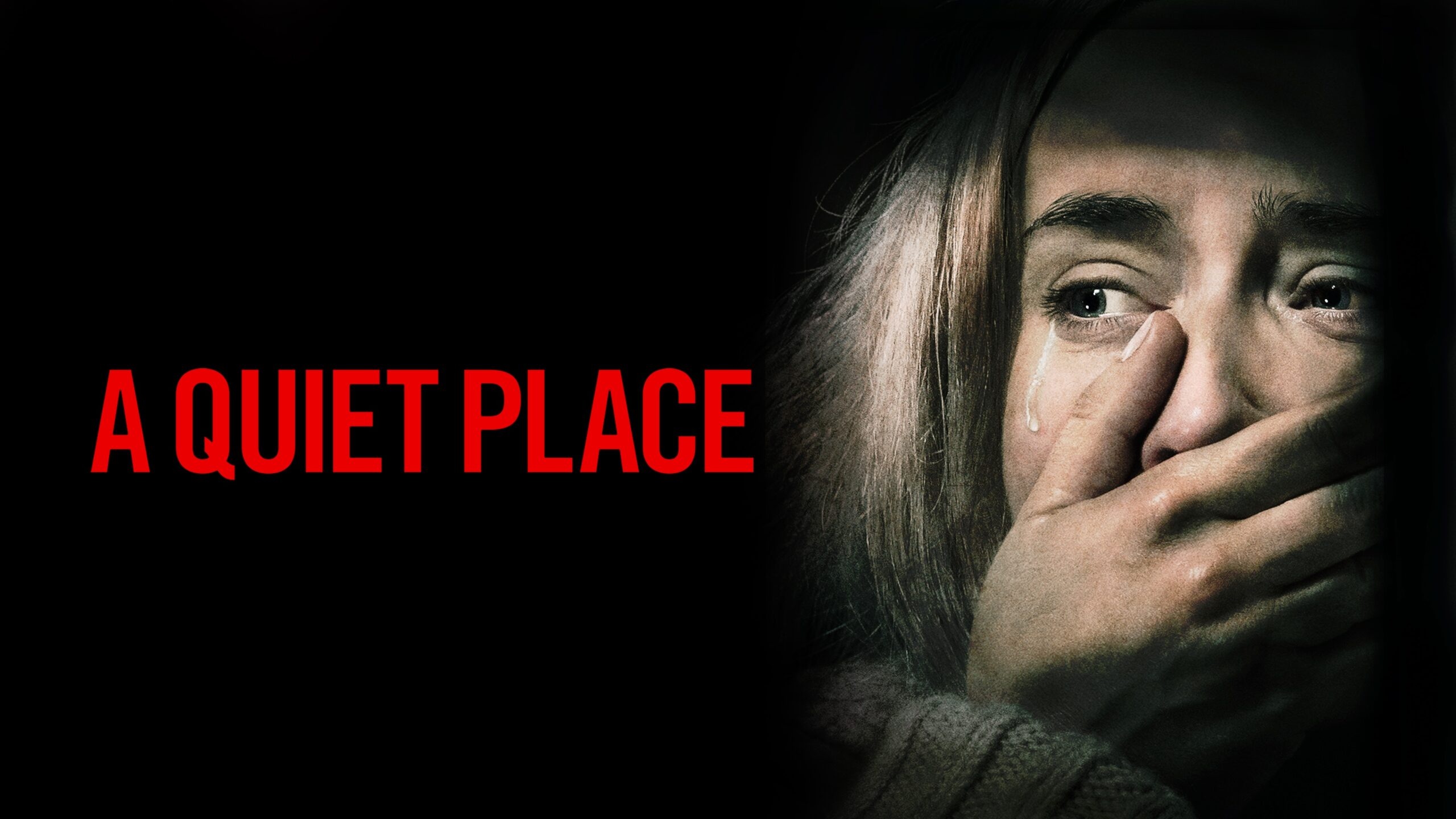 A Quiet Place, Tension-filled suspense, Family's struggle, Heart-pounding moments, 2560x1440 HD Desktop
