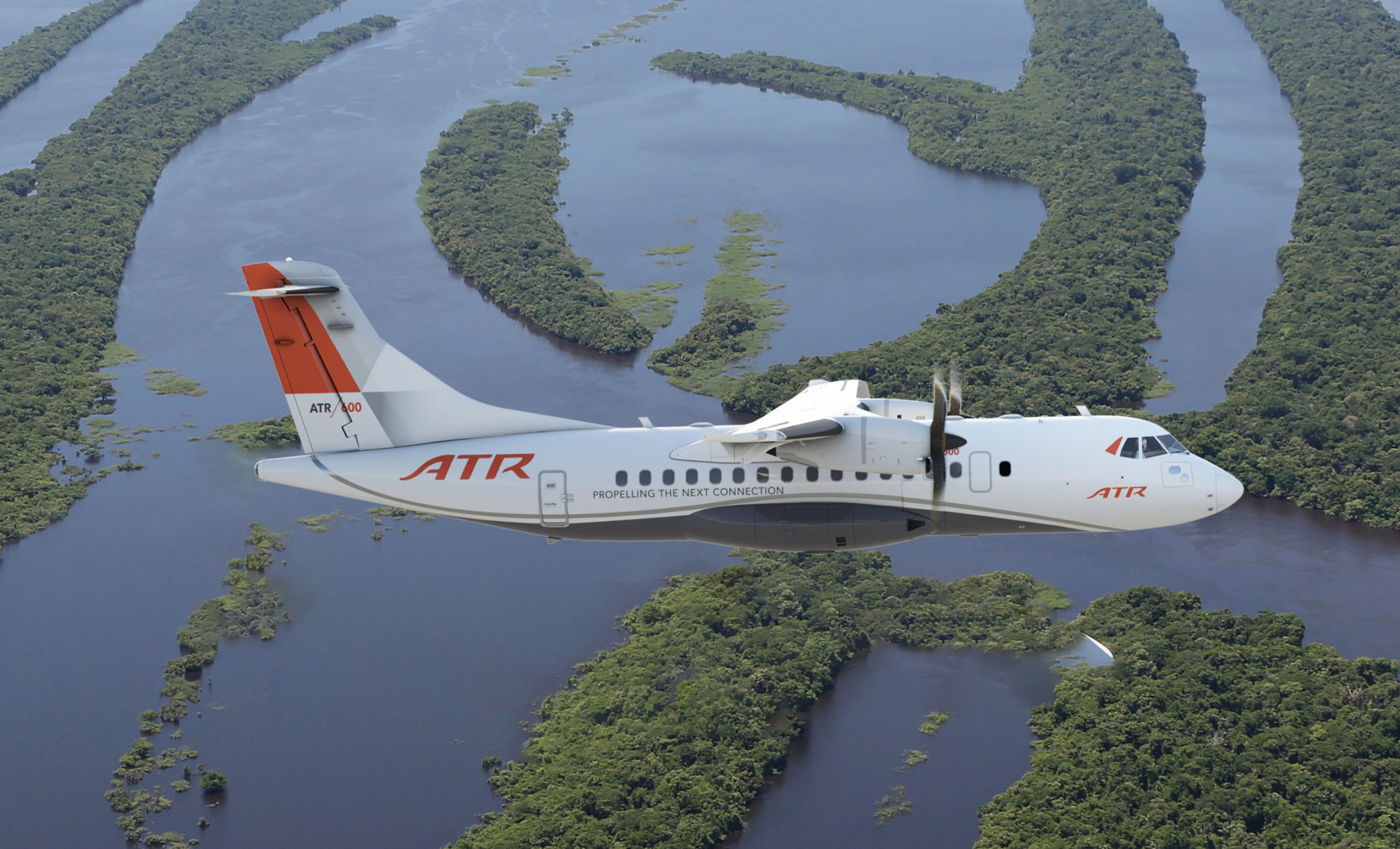 ATR 42-600 aircraft, Regional turboprop, ATR aircraft models, Avionics technology, 2050x1250 HD Desktop