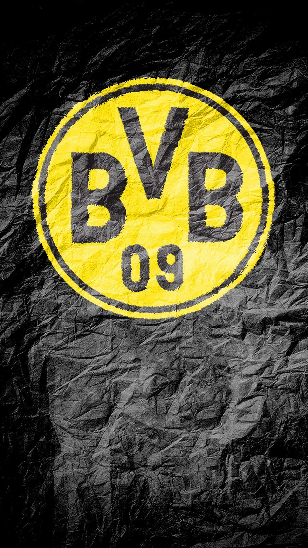 Borussia Dortmund: The second richest club in Germany after Bayern Munich. 1080x1920 Full HD Background.