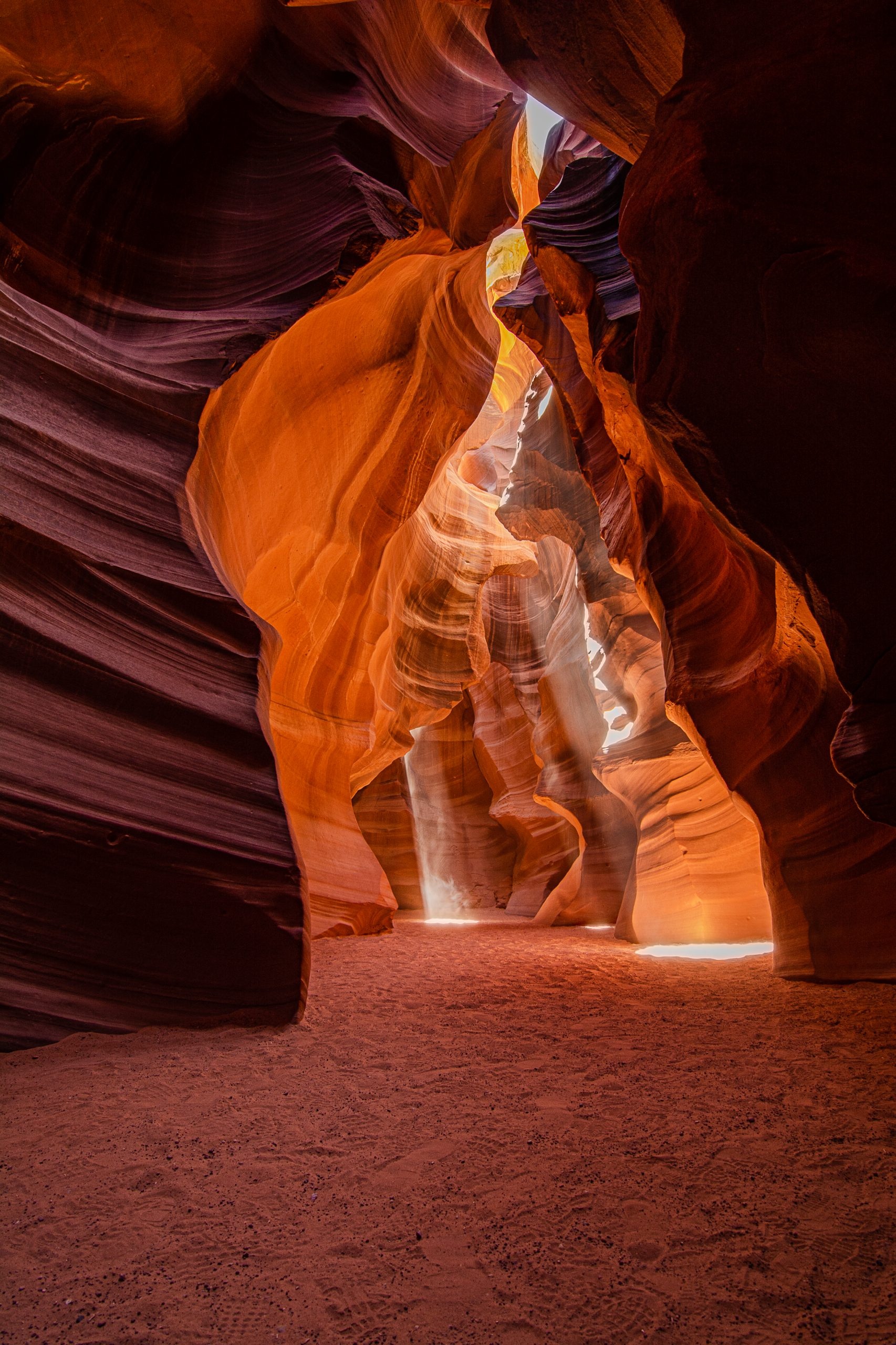 Upper Antelope Canyon, Architectural photography, Fantastic formations, Spectacular views, 1710x2560 HD Phone
