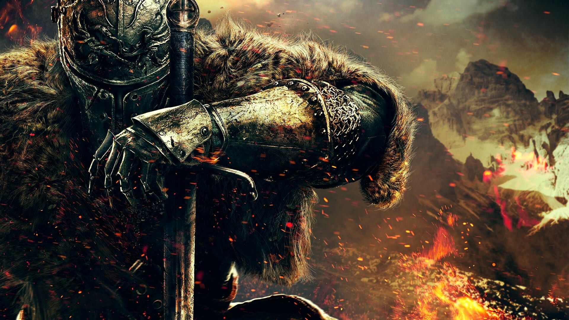 Knight: Dark Souls, Action role-playing, Medieval soldier. 1920x1080 Full HD Wallpaper.