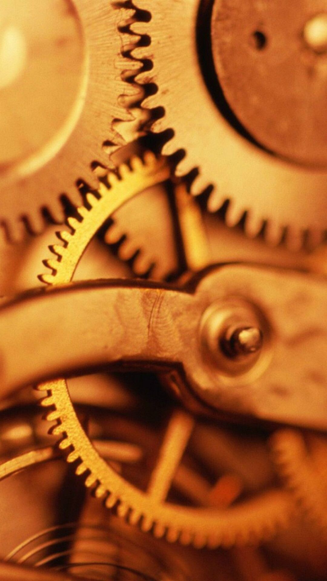 Gear: Scientific mechanical system, Mechanics aesthetic, A mechanism for transmitting motion. 1080x1920 Full HD Background.