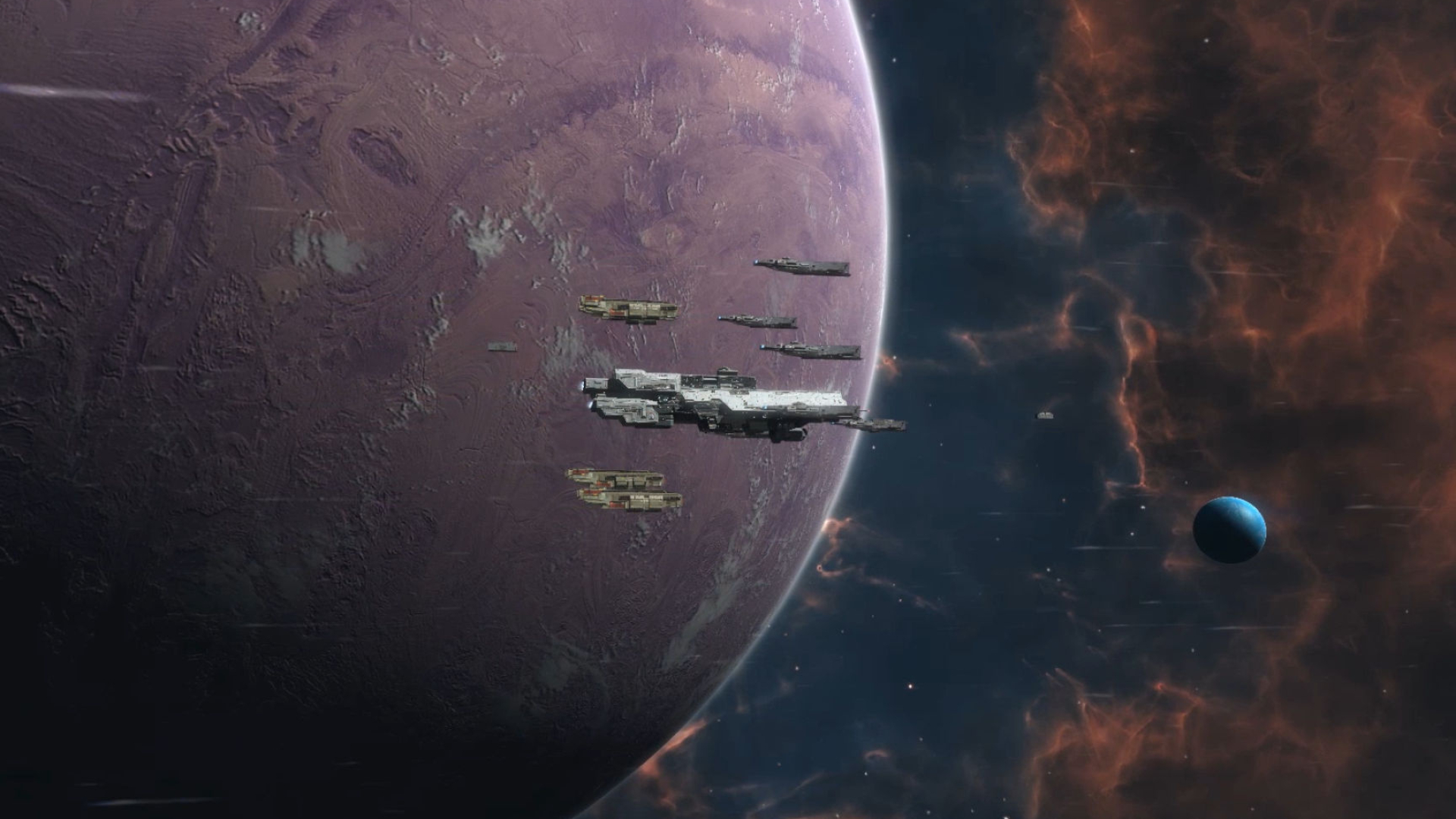 Infinite Lagrange: Spaceships, A powerful fleet, Nebula Chaser, Netease Games. 1920x1080 Full HD Wallpaper.