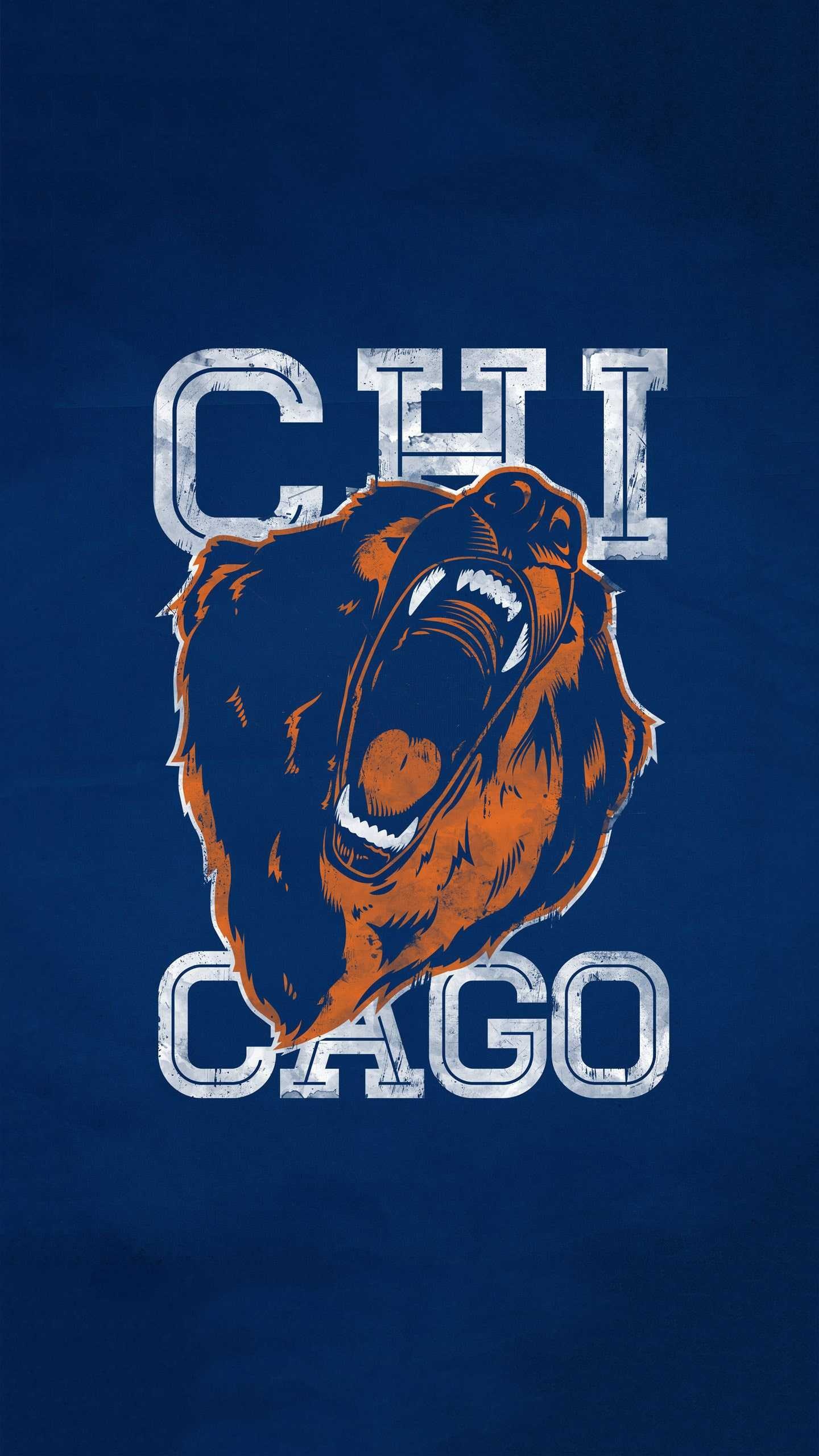Chicago Bears, Team wallpaper, 1440x2560 HD Handy