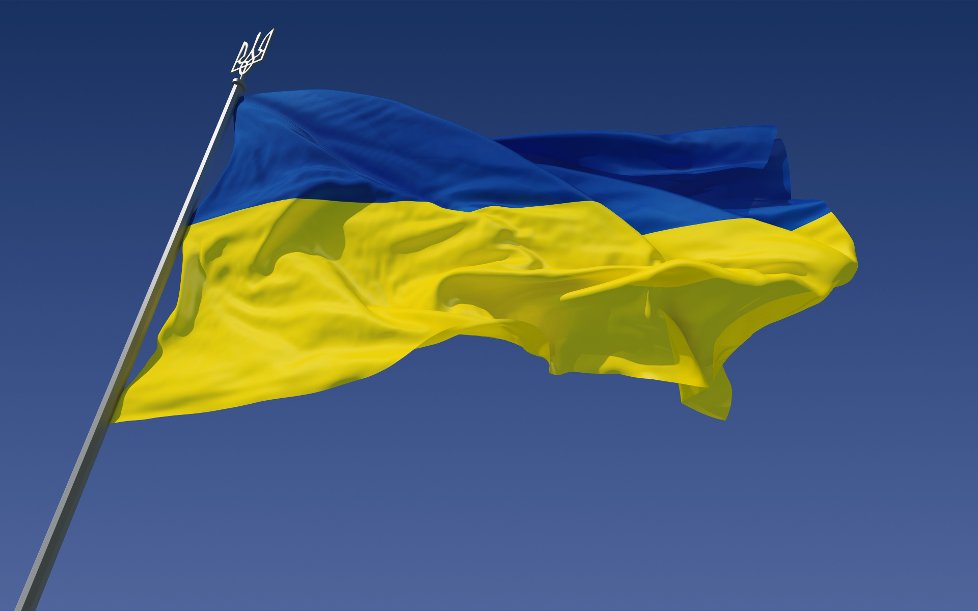 Flag of Ukraine, Misc HQ wallpapers, National emblem, Vibrant pictures, 1920x1200 HD Desktop