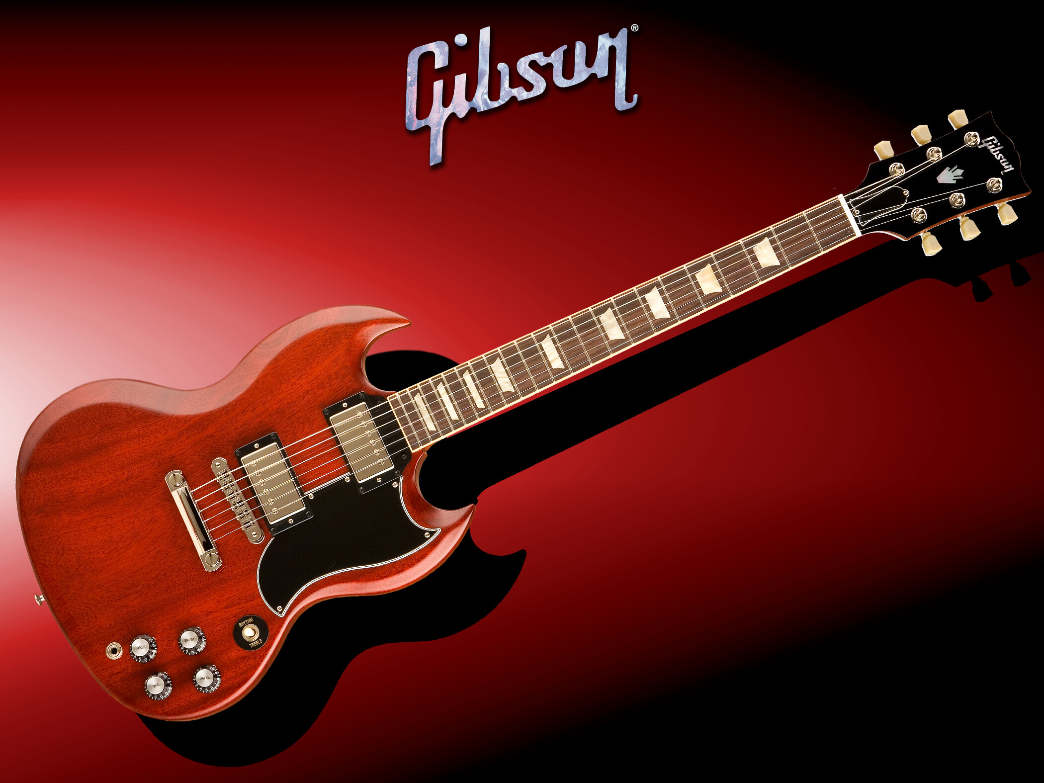Gibson Guitar: SG Standard '61 Vintage Cherry, String instruments. 2100x1580 HD Wallpaper.