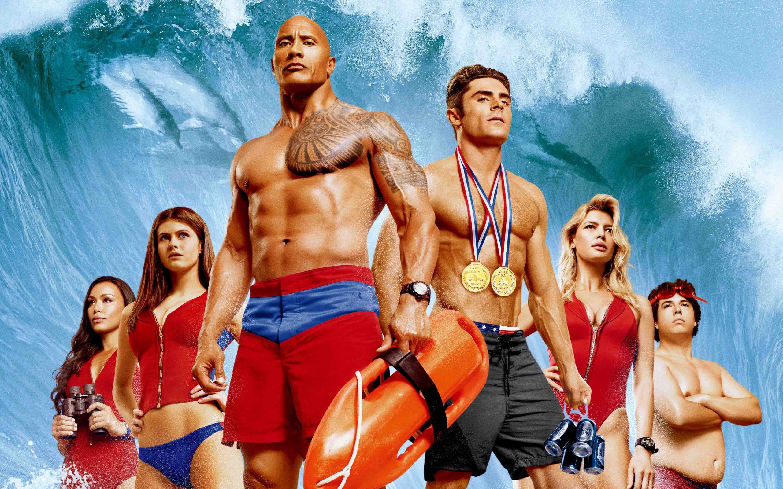 Zac Efron, Baywatch wallpapers, Beach scenes, Movie stars, 2560x1600 HD Desktop