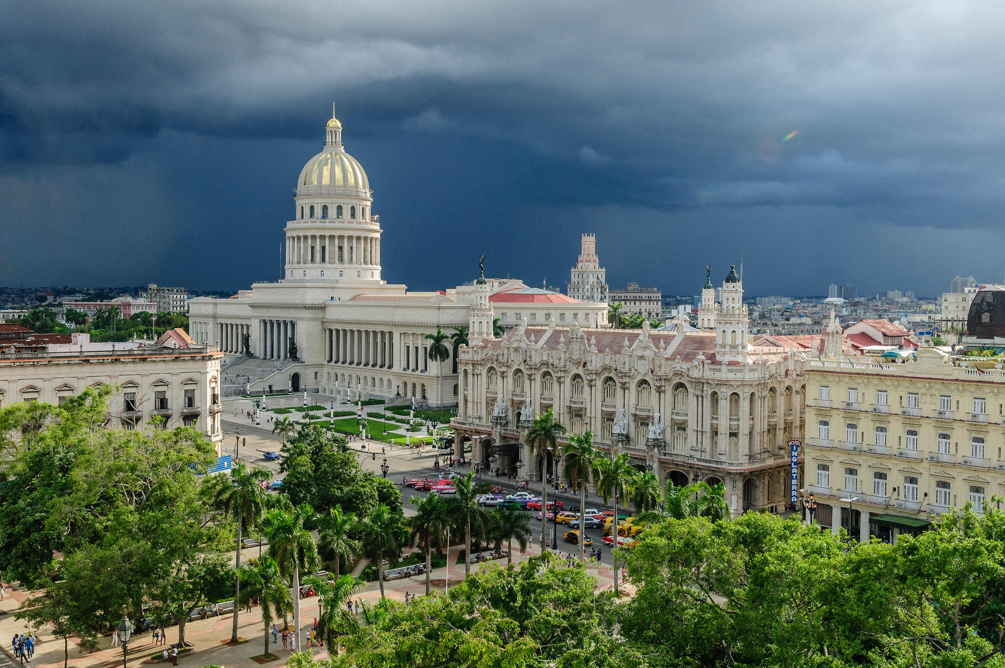 Architectural beauty, Havana skyline, Cityscape photography, Cloudy backdrop, 2050x1360 HD Desktop