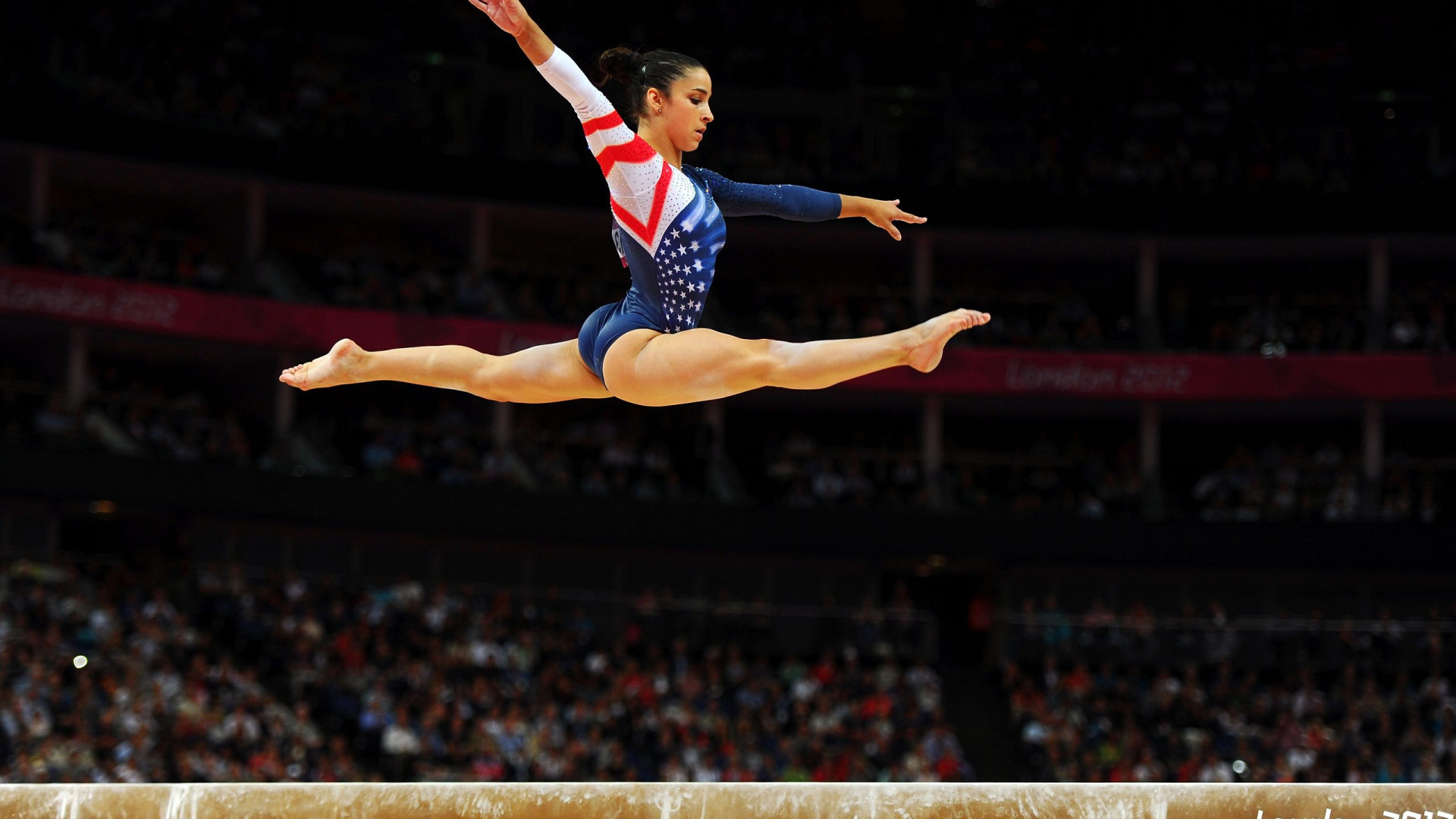 Acrobatic Gymnastics: Alexandra Rose Raisman, The 2012 London Summer Olympics team and floor competitions gold medalist. 1920x1080 Full HD Wallpaper.
