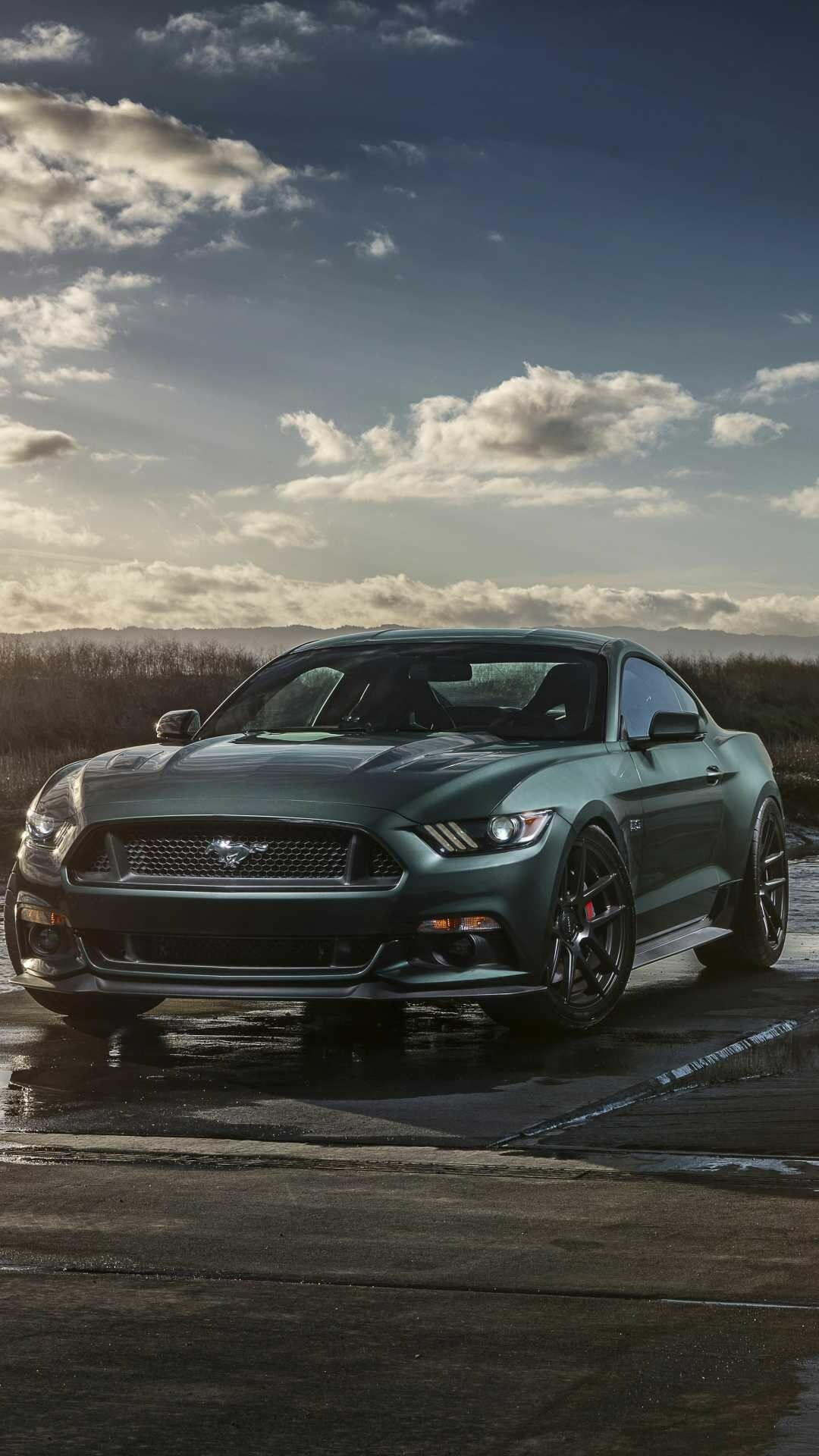 Ford: A global automotive and mobility company, Mustang. 1080x1920 Full HD Background.