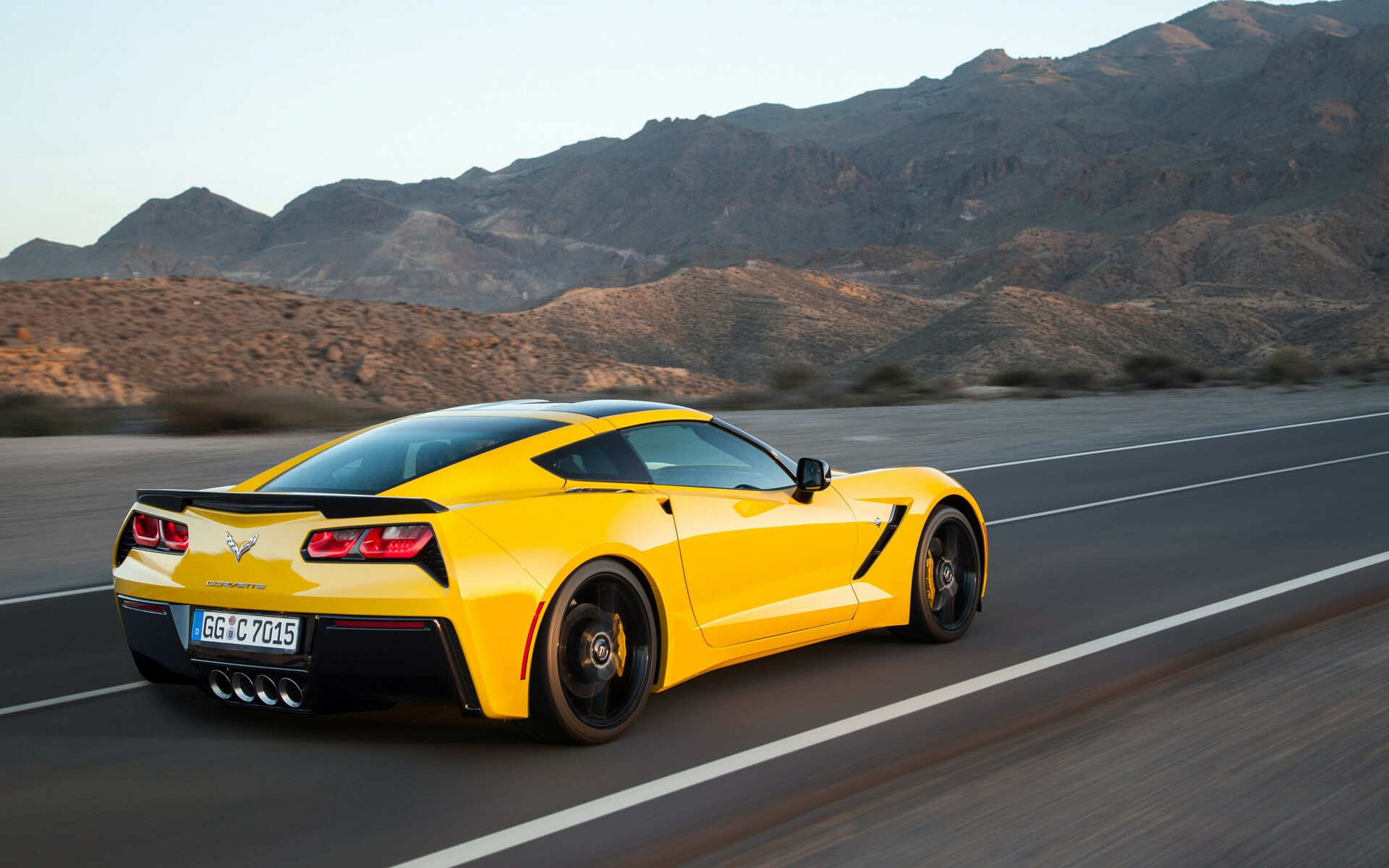 Chevrolet: Corvette Stingray, Sports car, Vehicle. 1920x1200 HD Background.