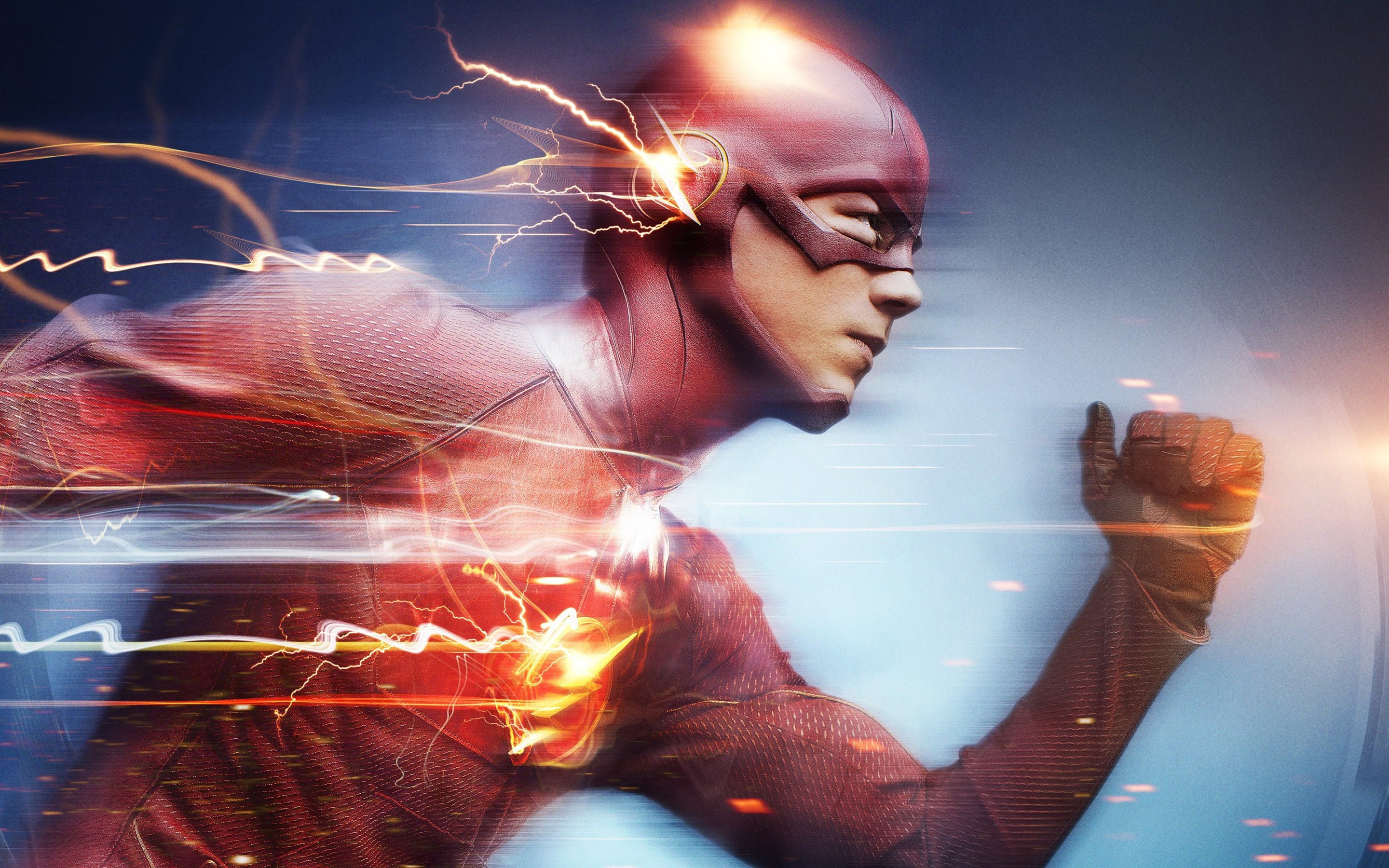 Flash (TV Series): American comic strip superhero created for DC Comics. 2880x1800 HD Background.