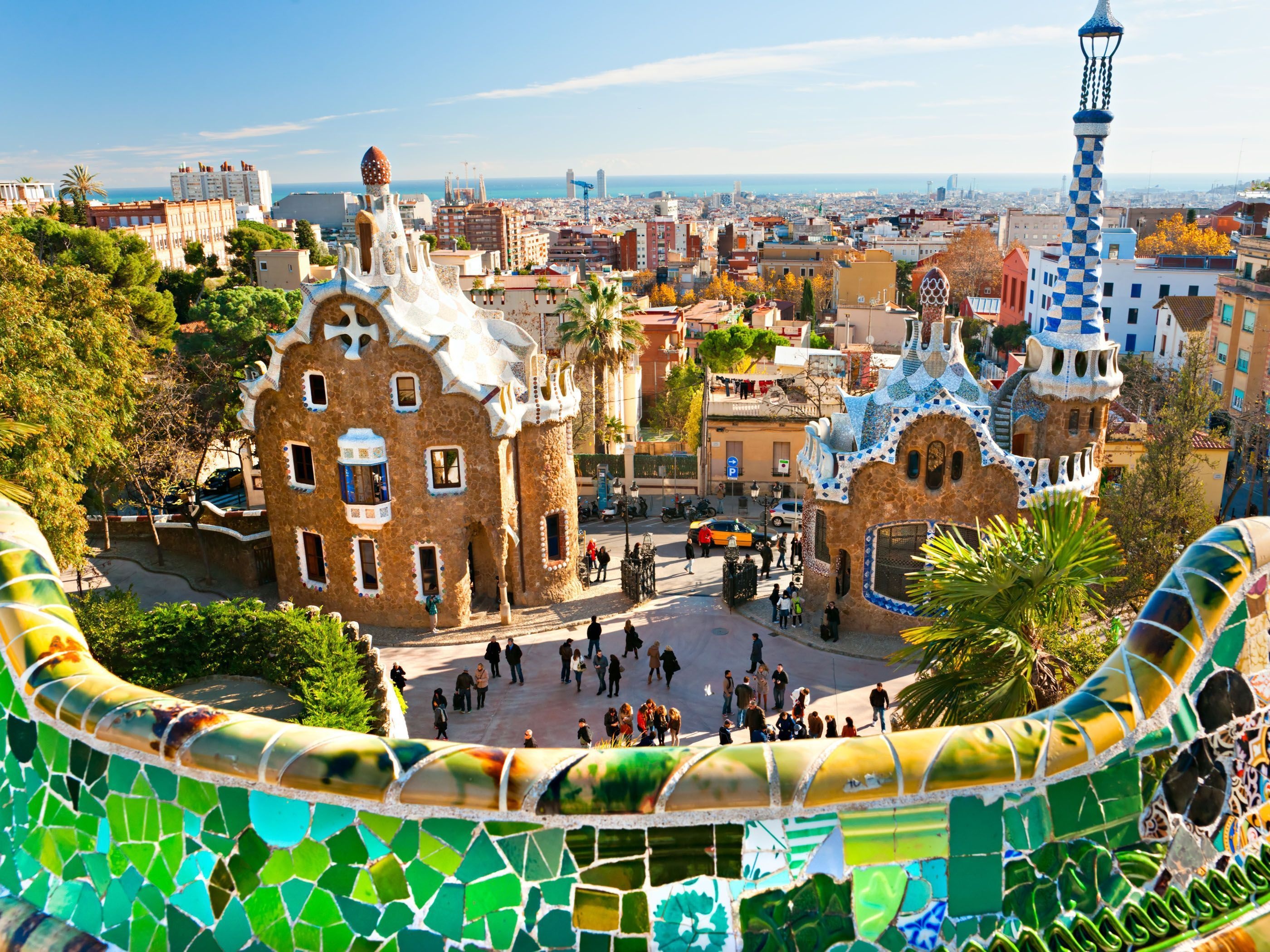 Barcelona City: Located in La Salut, a neighborhood in the Gracia district. 2800x2100 HD Wallpaper.