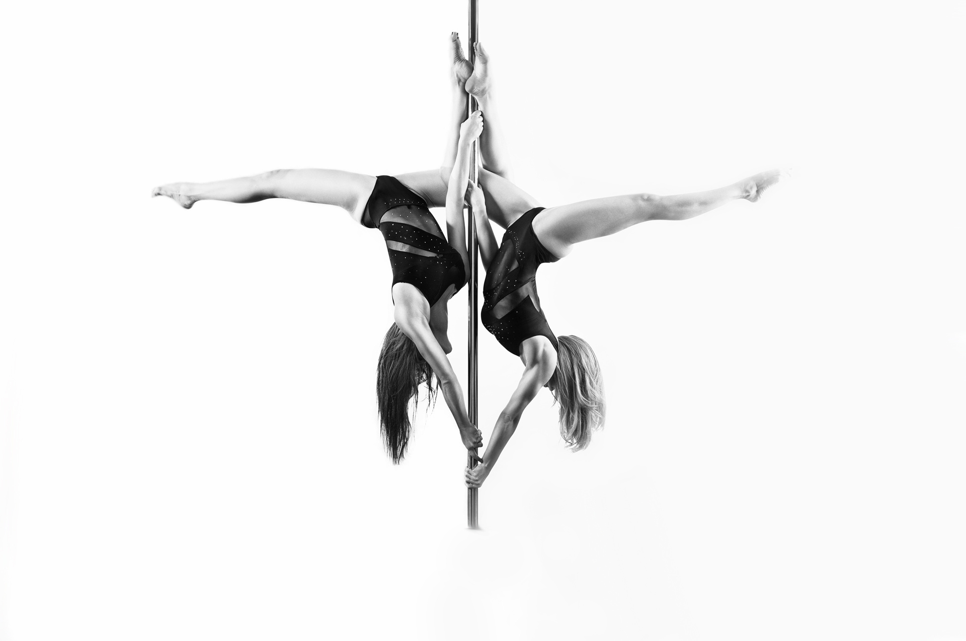 Pole Dance: Doubles competitions, Poling, A combination of dance and acrobatics, Dortmund studio. 1920x1280 HD Wallpaper.